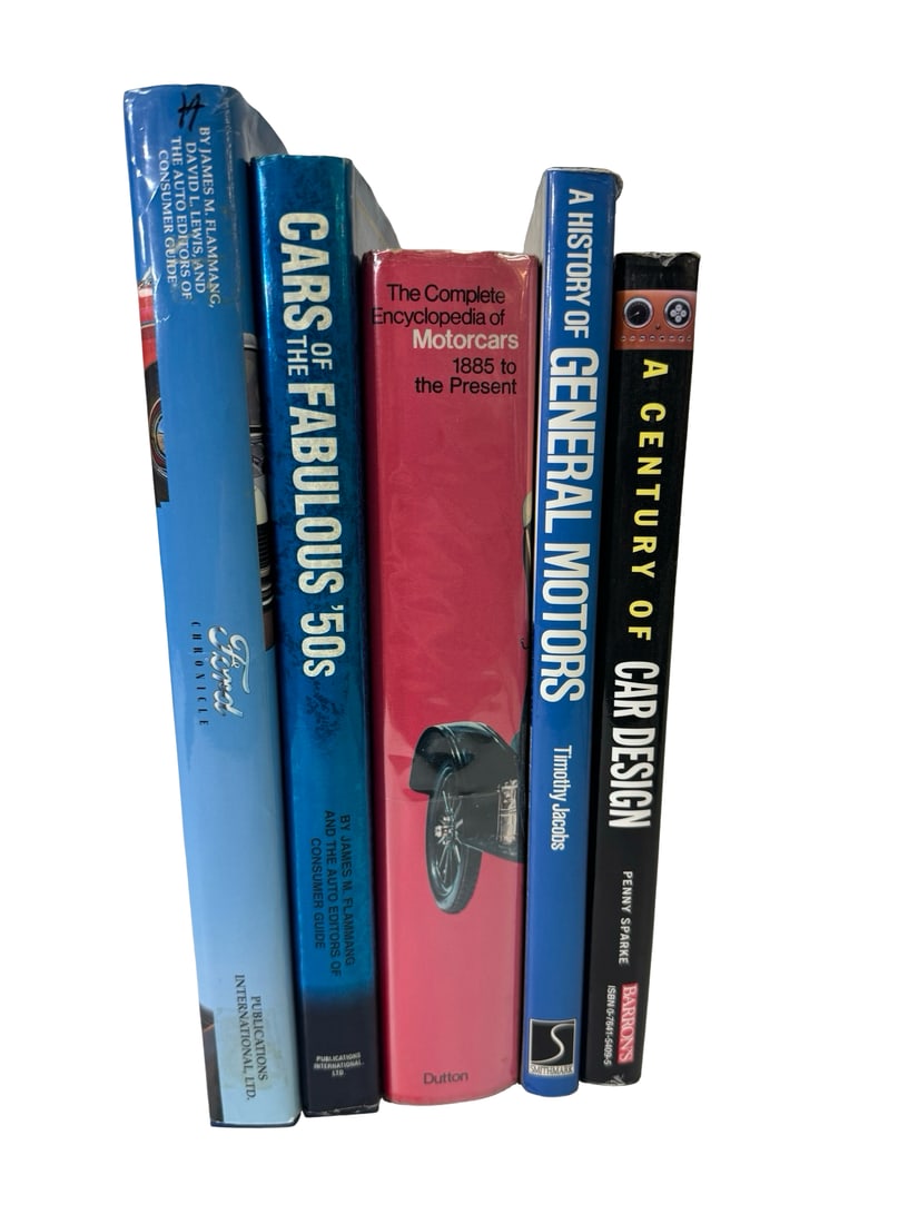 Lot of 5 Automotive History Books (1 of 4)