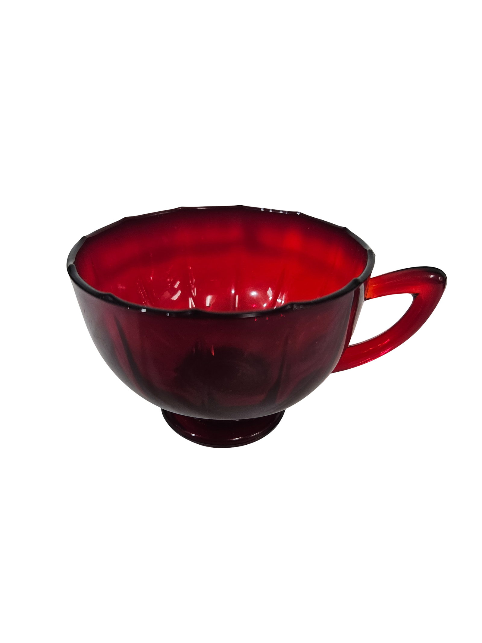 Vintage Ruby Red Glassware Set 14pc - 9