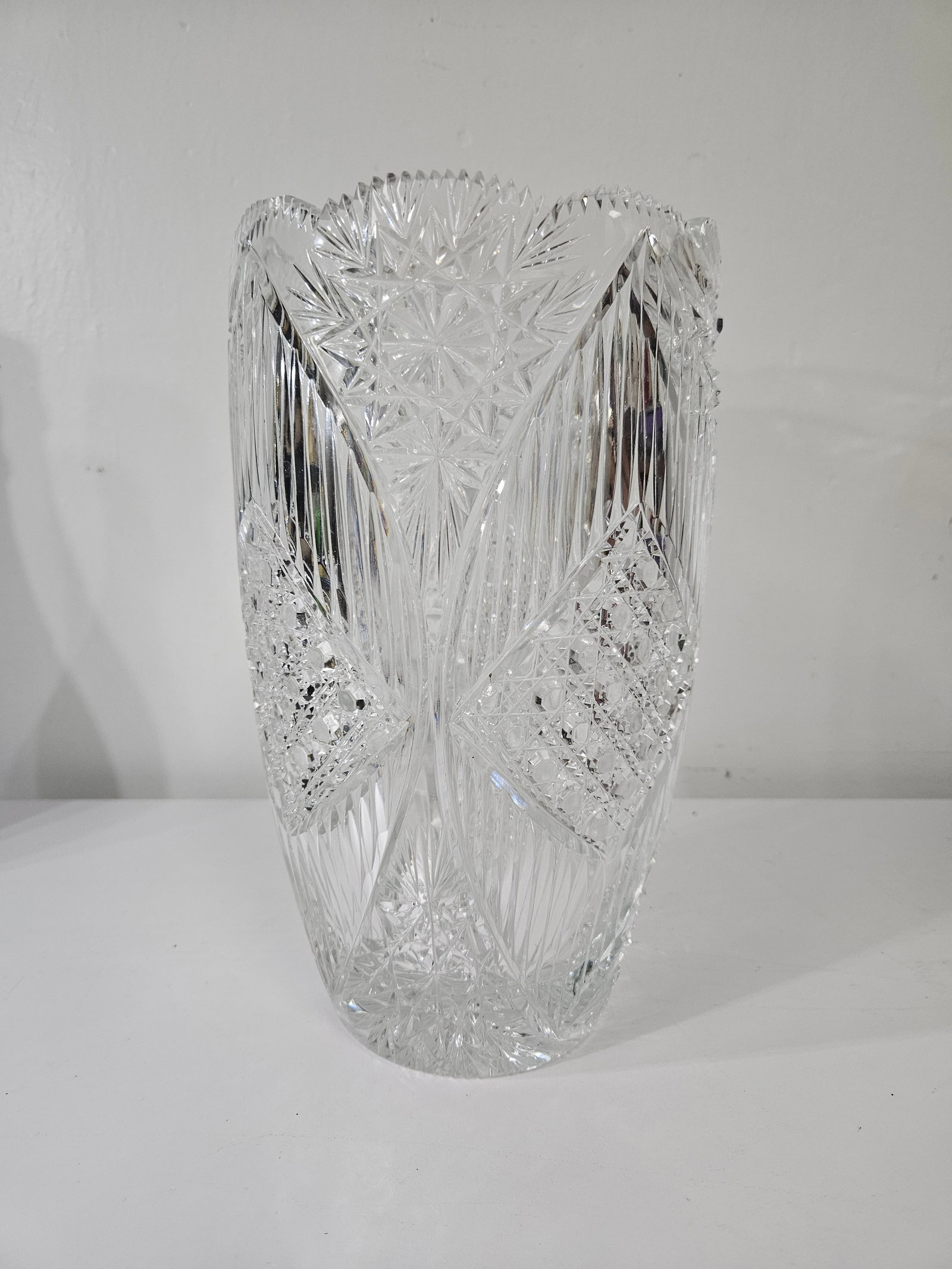 Large Elaborate Brilliant Cut Crystal (1 of 6)