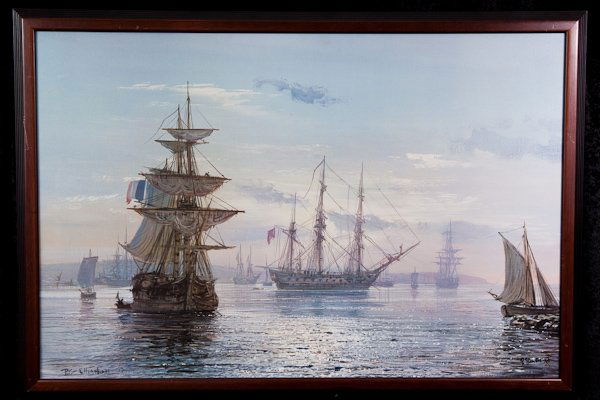 The Great Age of Sail Painting Peter Ellenshaw: The Great Age of Sail by Peter Ellenshaw 1996 - Published by Mill Pond Press. Includes certificate of authenticity.