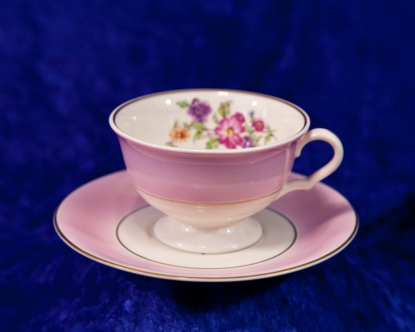 Edgerton Porcelain China Tea Set: Edgerton china tea cup and saucer