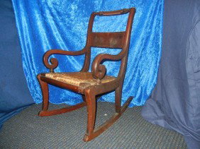 Discover Vintage Mahogany Rocking: Vintage Mahogany American Rocking Chair