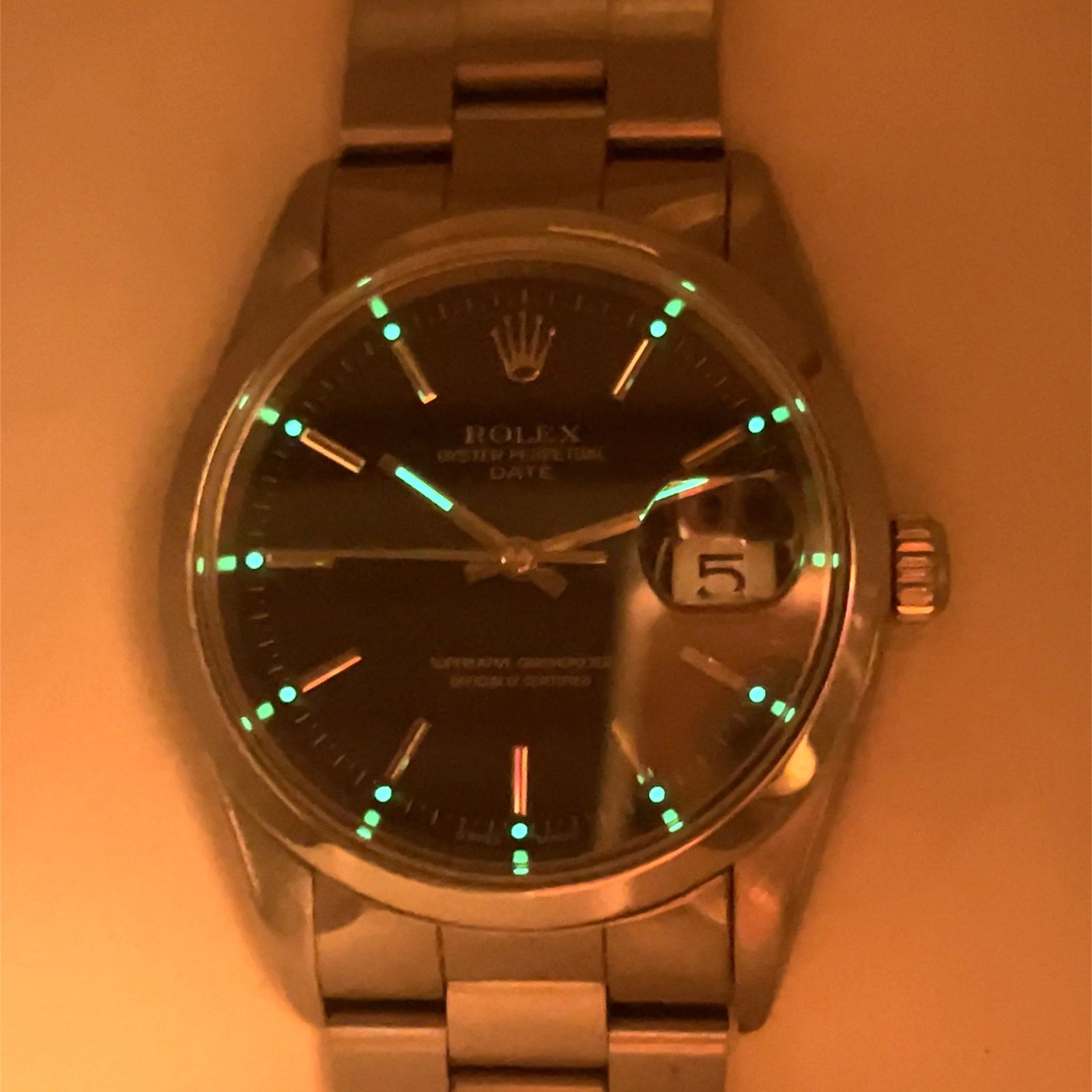 Rolex Date Bue Face - 5