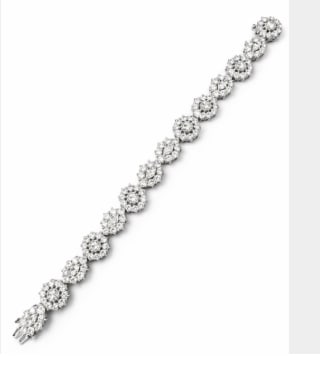 Platinum 14.75 Ct. Diamond Bracelet (1 of 1)