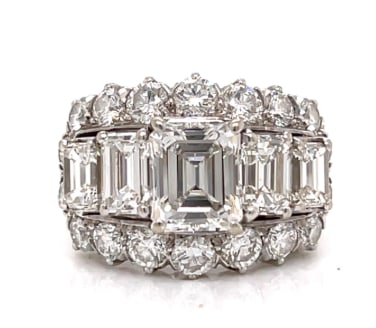 18K White Gold 5.35 Ct. Diamond Ring (1 of 1)