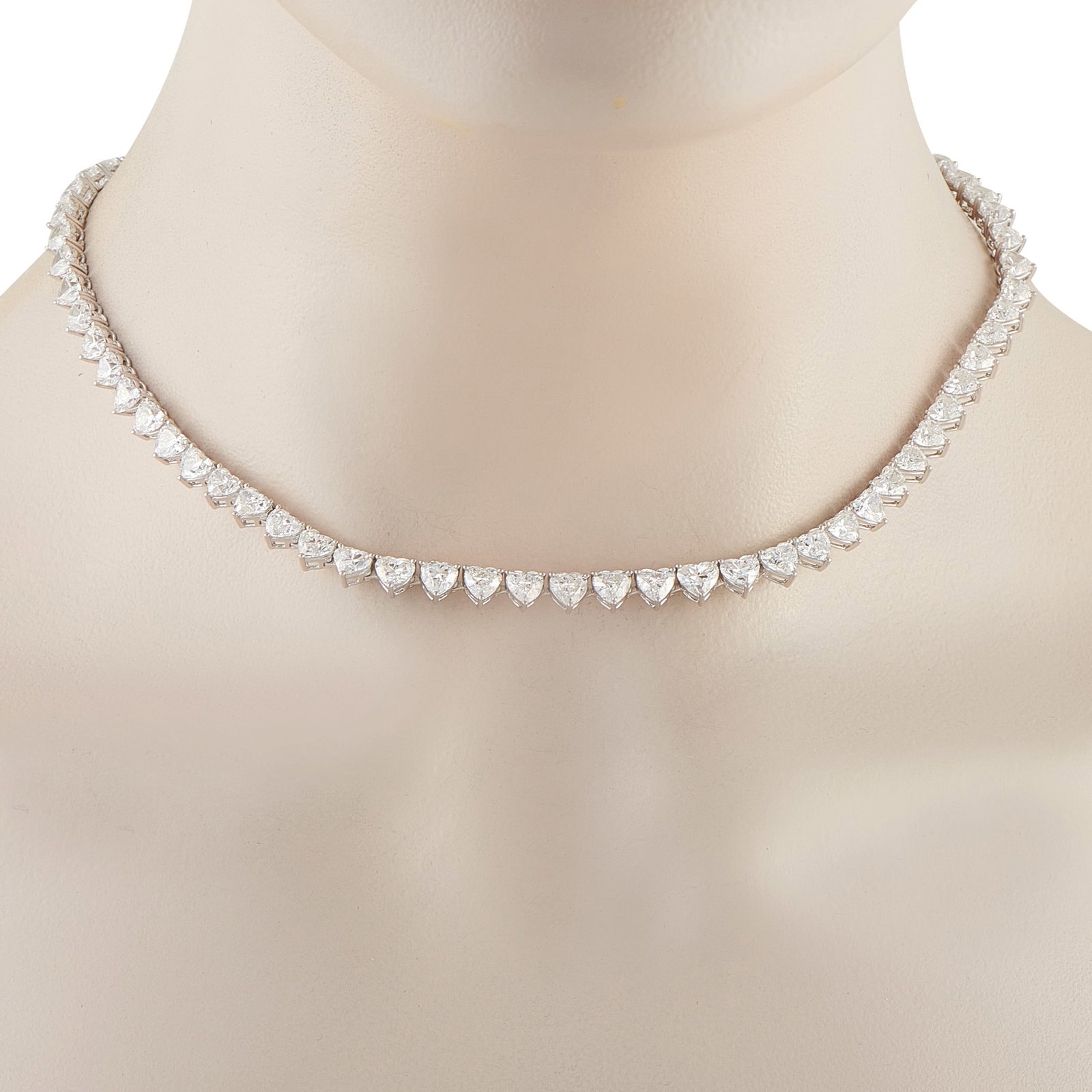 18K White Gold 34.25ct Diamond Necklace ANK-20977-1 (1 of 1)
