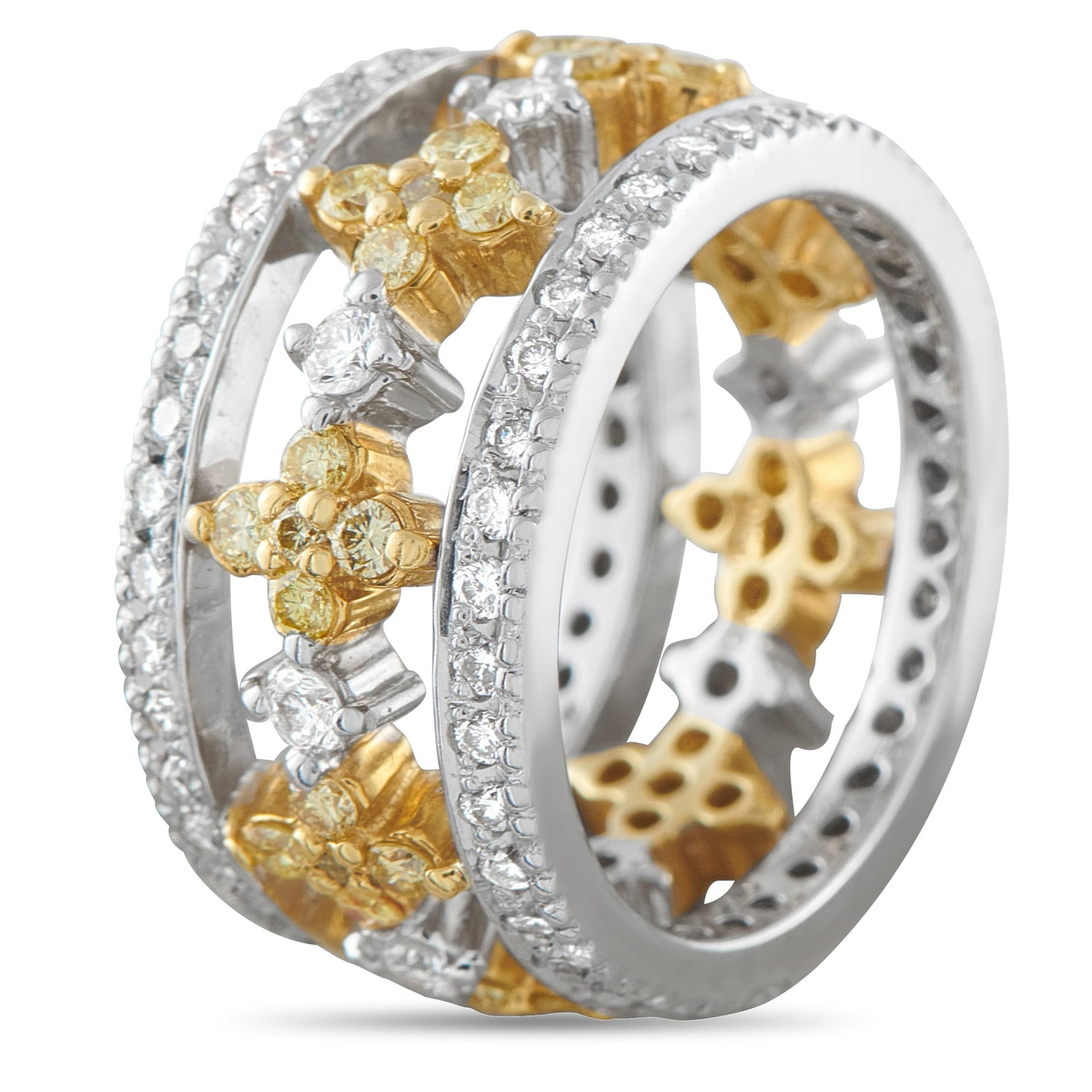 18K White Gold 1.75ct Diamond Ring MF57-031726 (1 of 1)