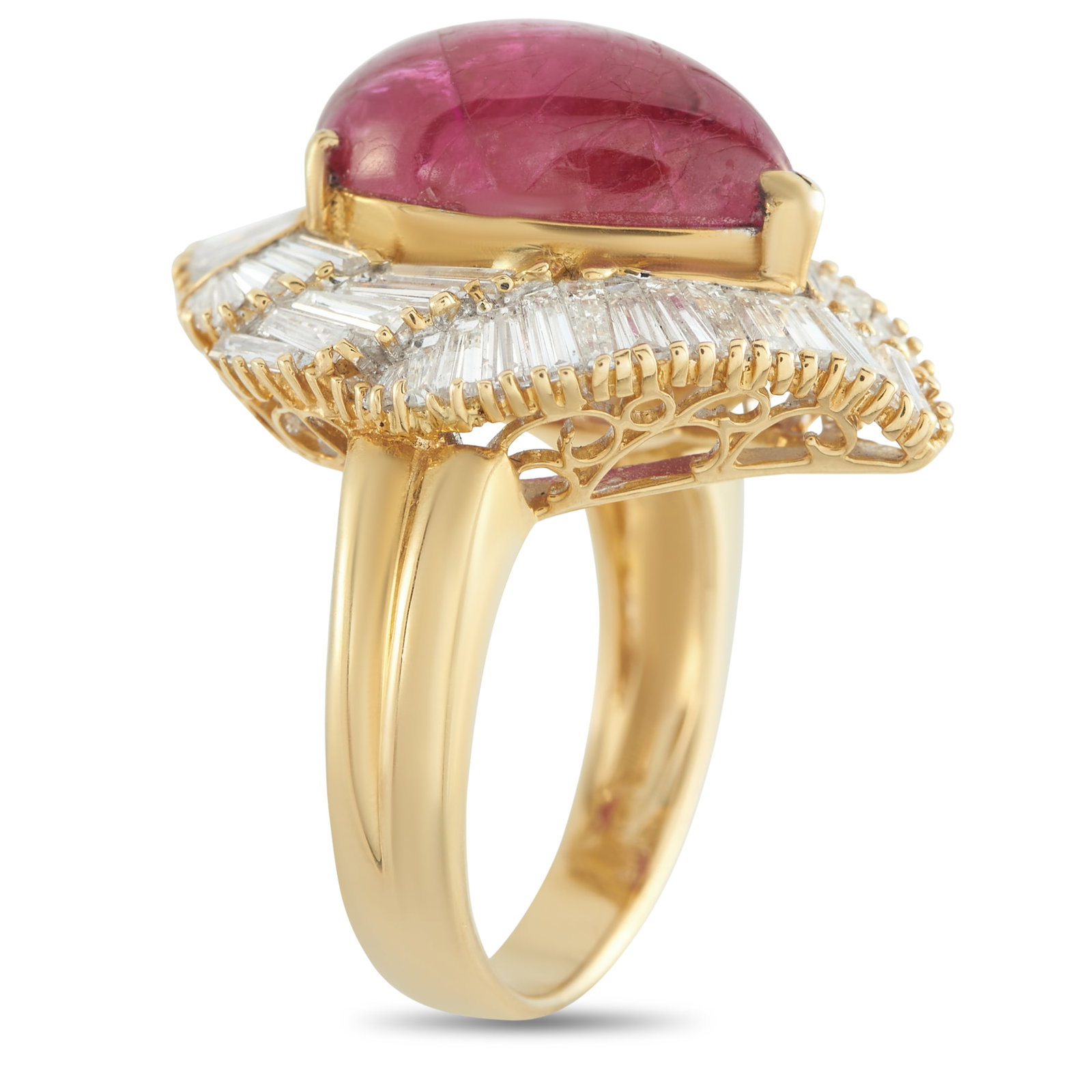 18K Yellow Gold 1.89ct Diamond and Ruby Ring MF15-031726 (1 of 1)