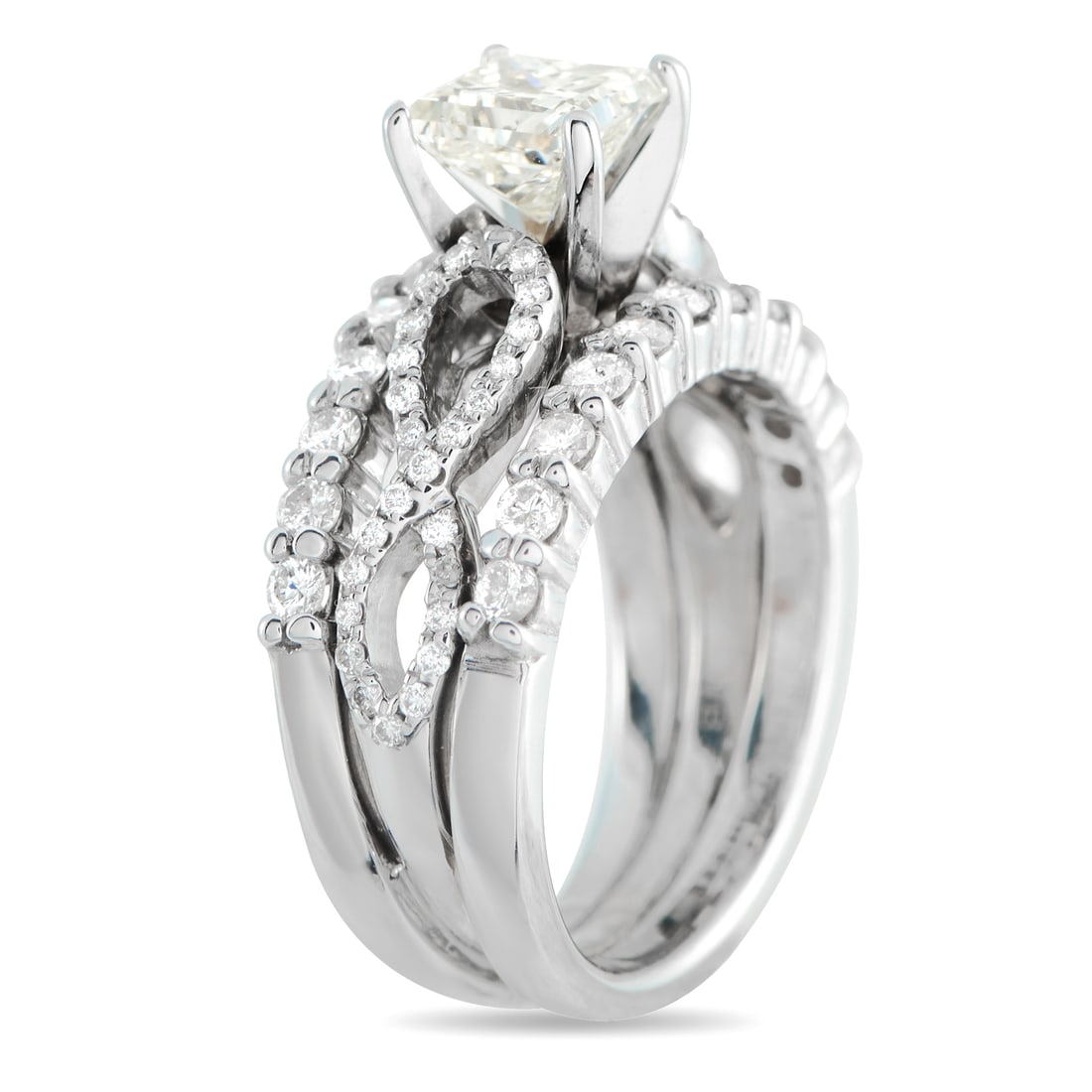 14K White Gold 1.69ct Diamond Ring MF12-031726 (1 of 1)