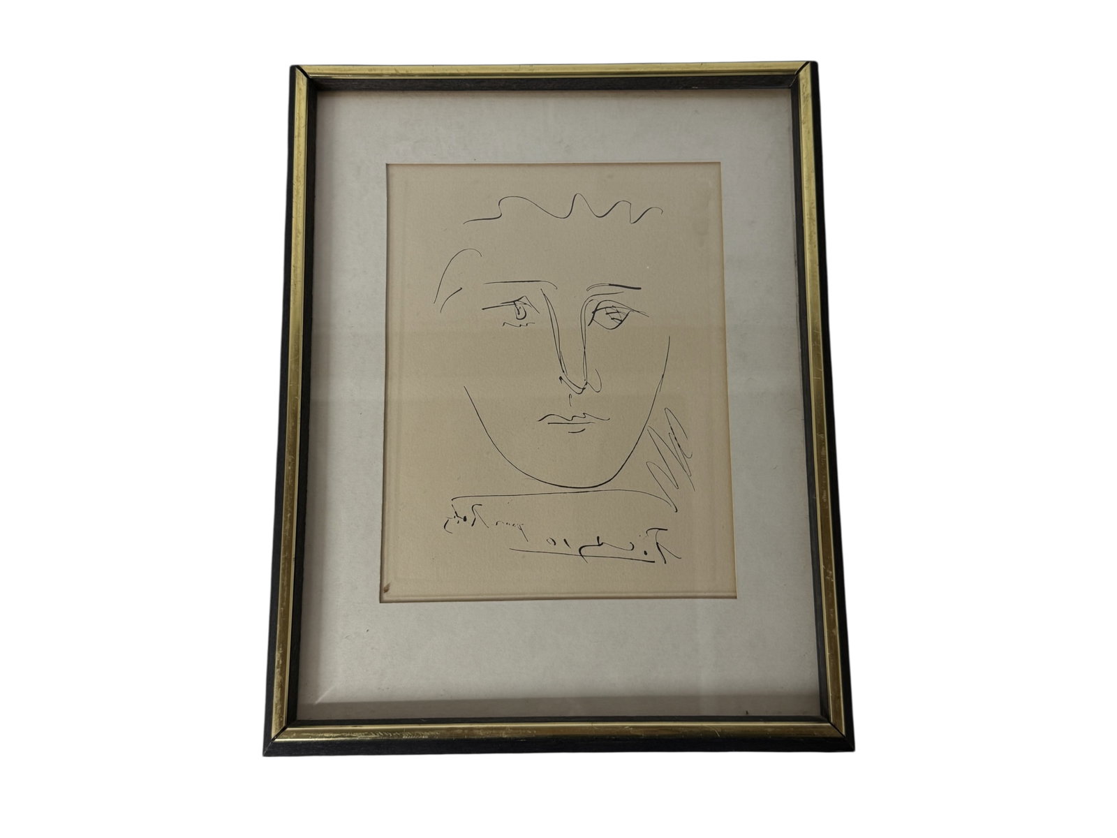 Original Etching on Poor Robie By Pablo Picasso (1 of 4)