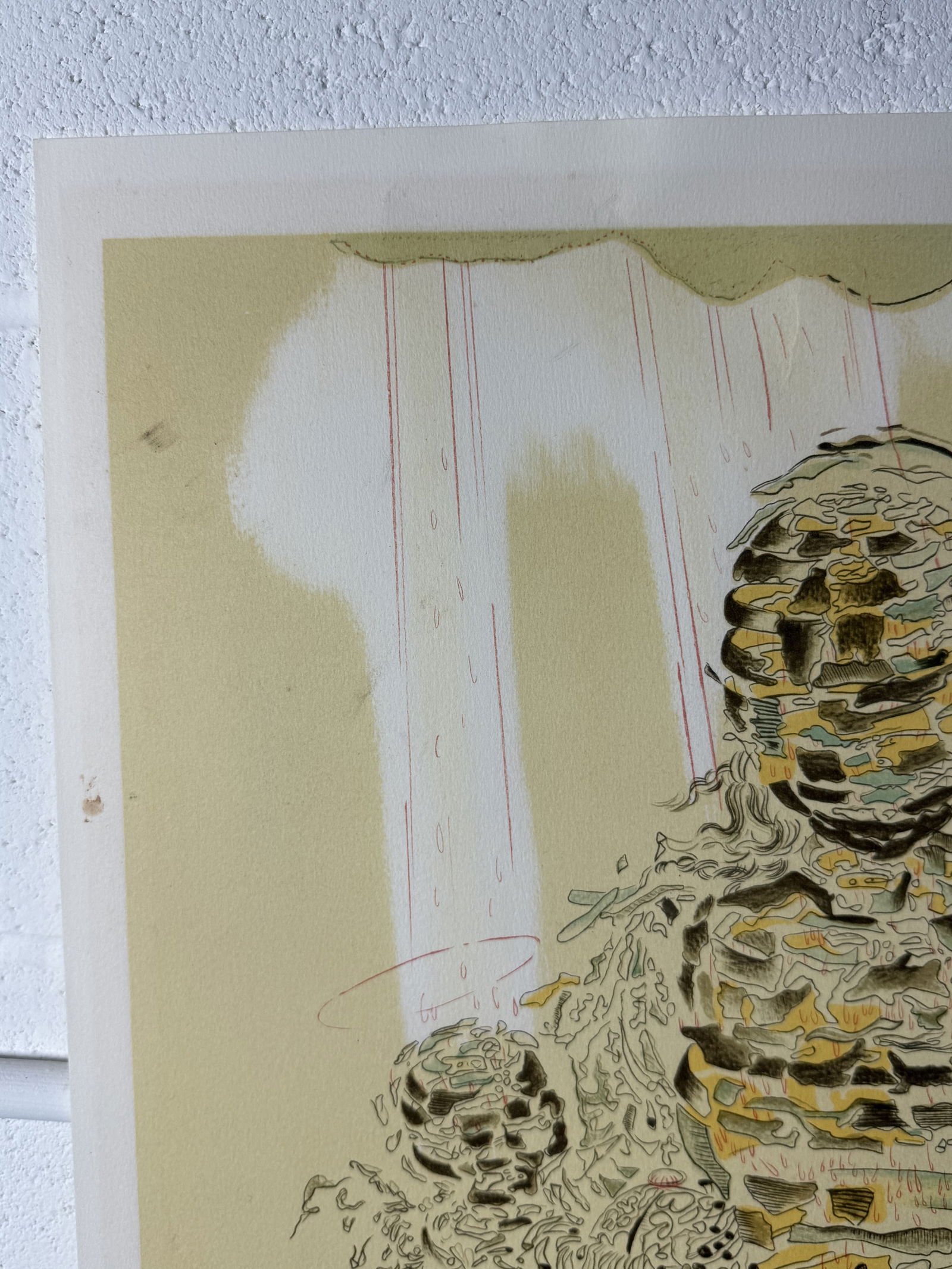 limited edition color lithograph titled "Exploding Madonna" Signed Dali - 2