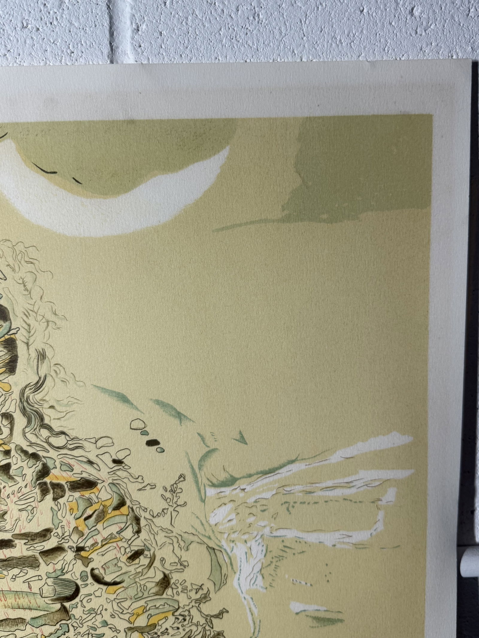 limited edition color lithograph titled "Exploding Madonna" Signed Dali - 3