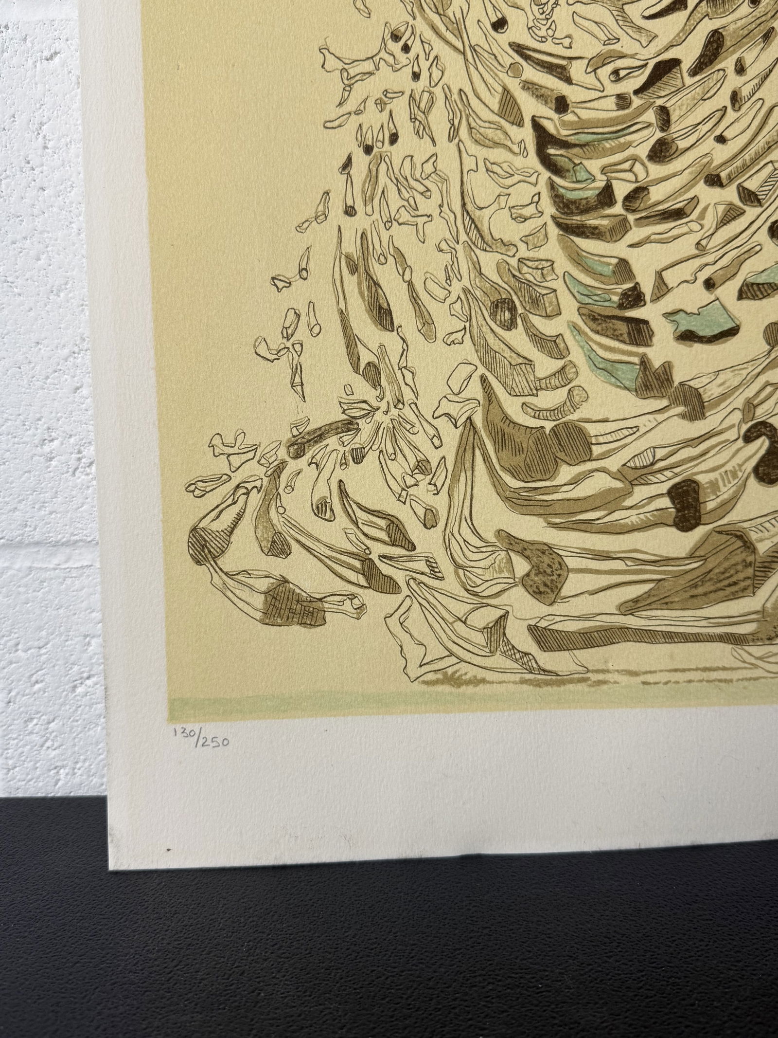 limited edition color lithograph titled "Exploding Madonna" Signed Dali - 5