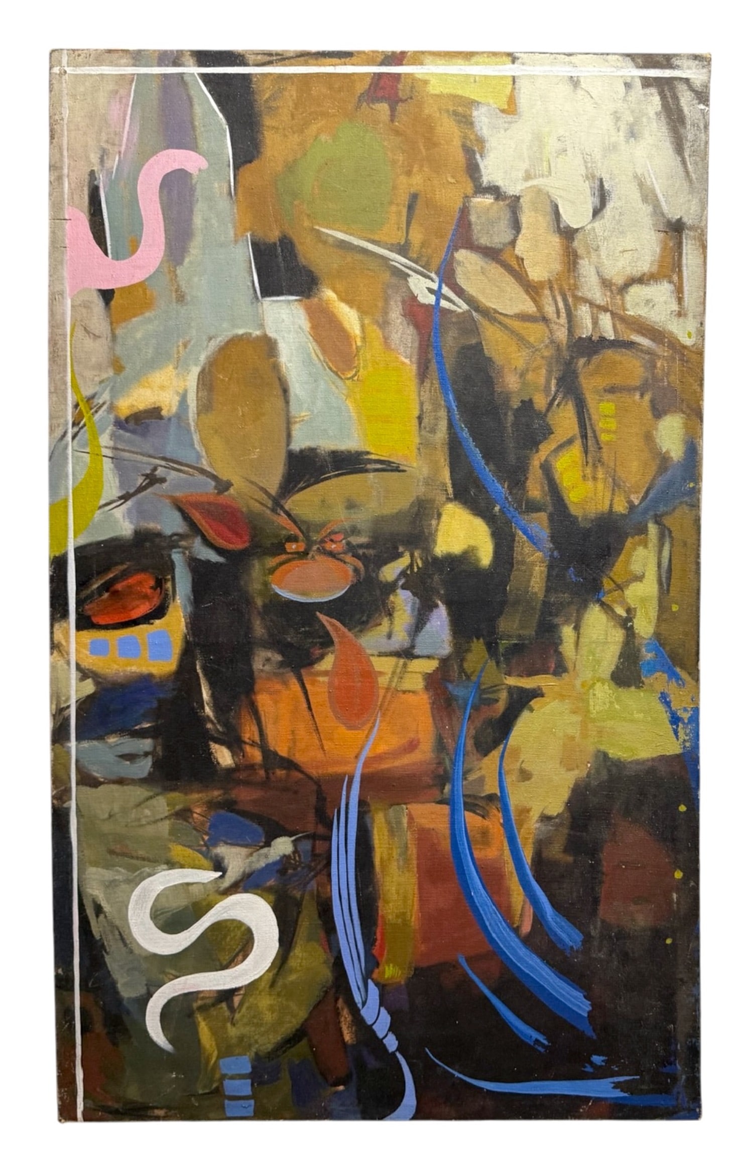 Hans Otto Orlowski German 1894 - 1967 Large Abstract Expressionist Painting (1 of 5)