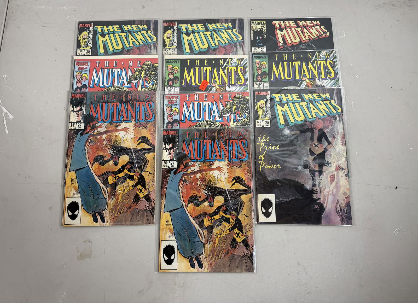 Marvel New Mutants Comic Books Lot #2 (Assorted Issues) - 2