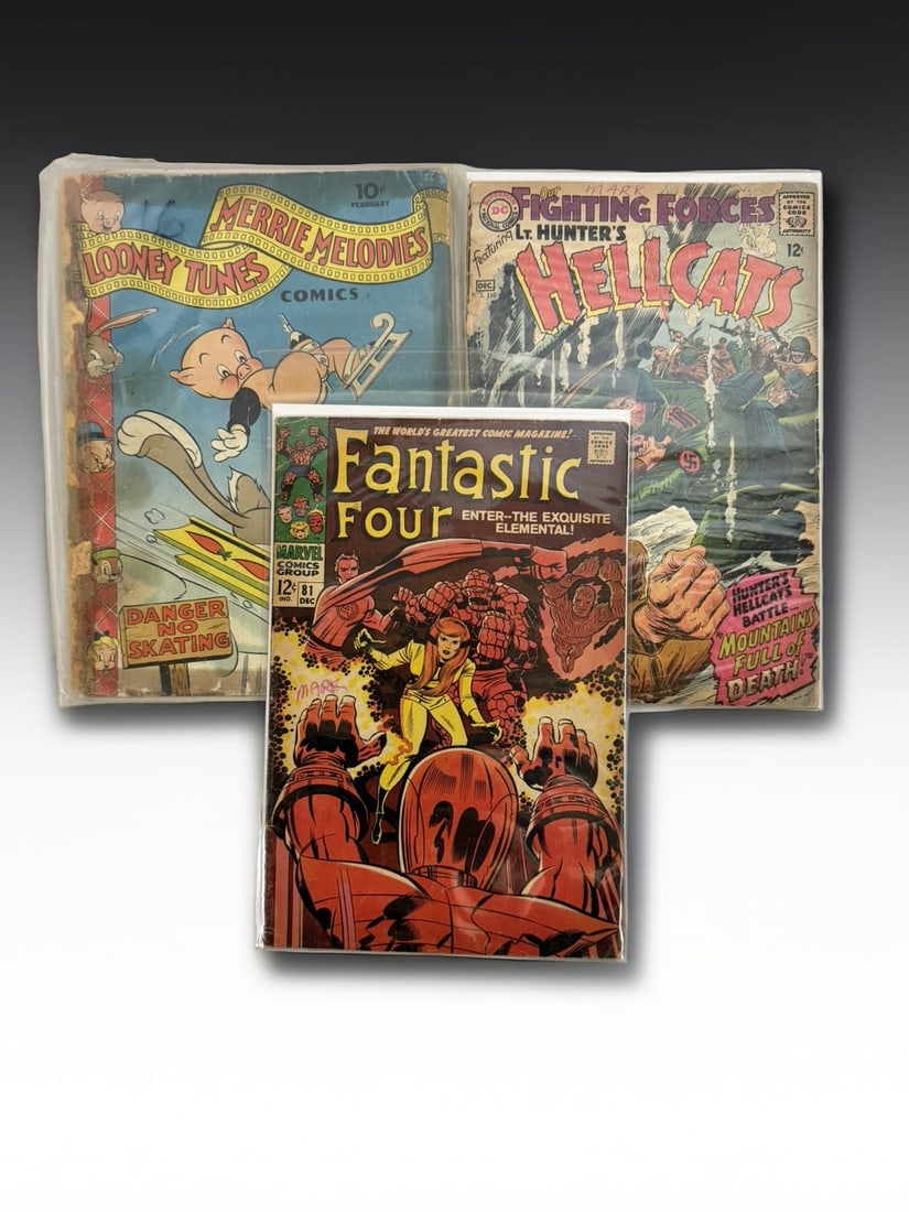 Golden Age & Silver Age Comic Lot FF #81, Looney Tunes, Hellcats (1 of 4)