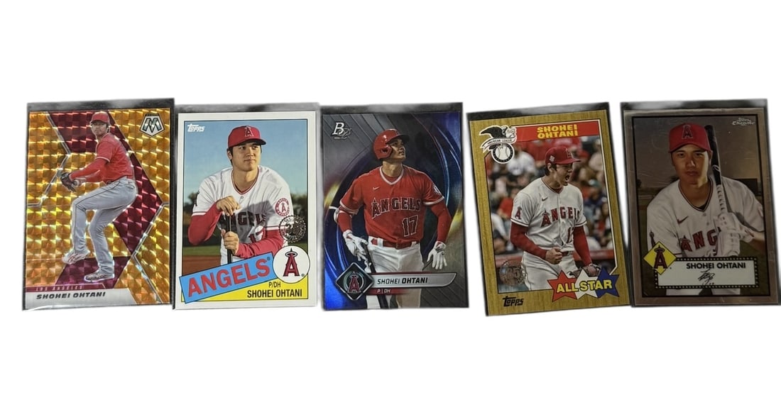Vintage Baseball Shohei Ohtani Trading Cards Lot: Vintage Baseball Shohei Ohtani Trading Cards Lot