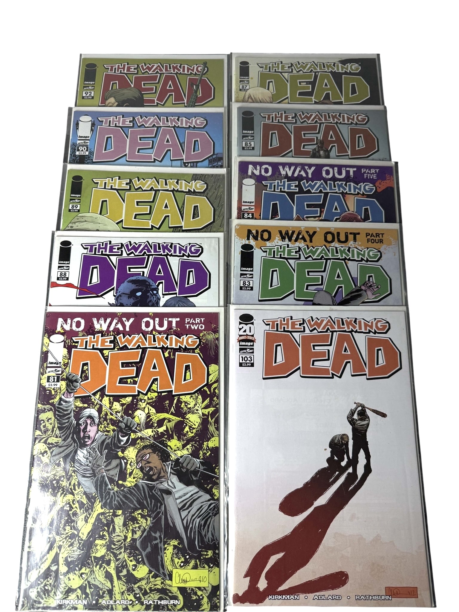 The Walking Dead Comic Books Lot (1 of 11)