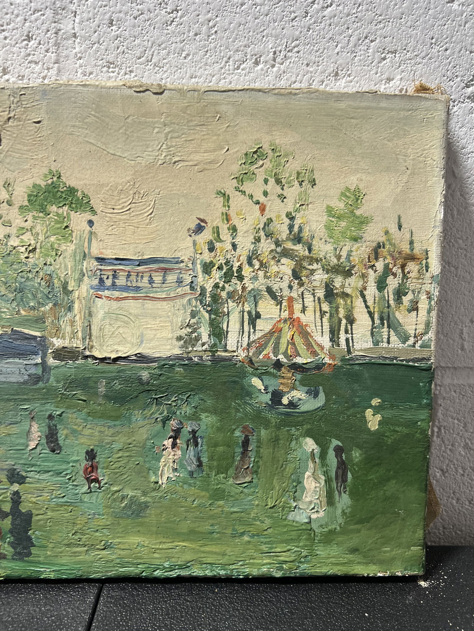 French Post-Impressionist Painting Signed - 3