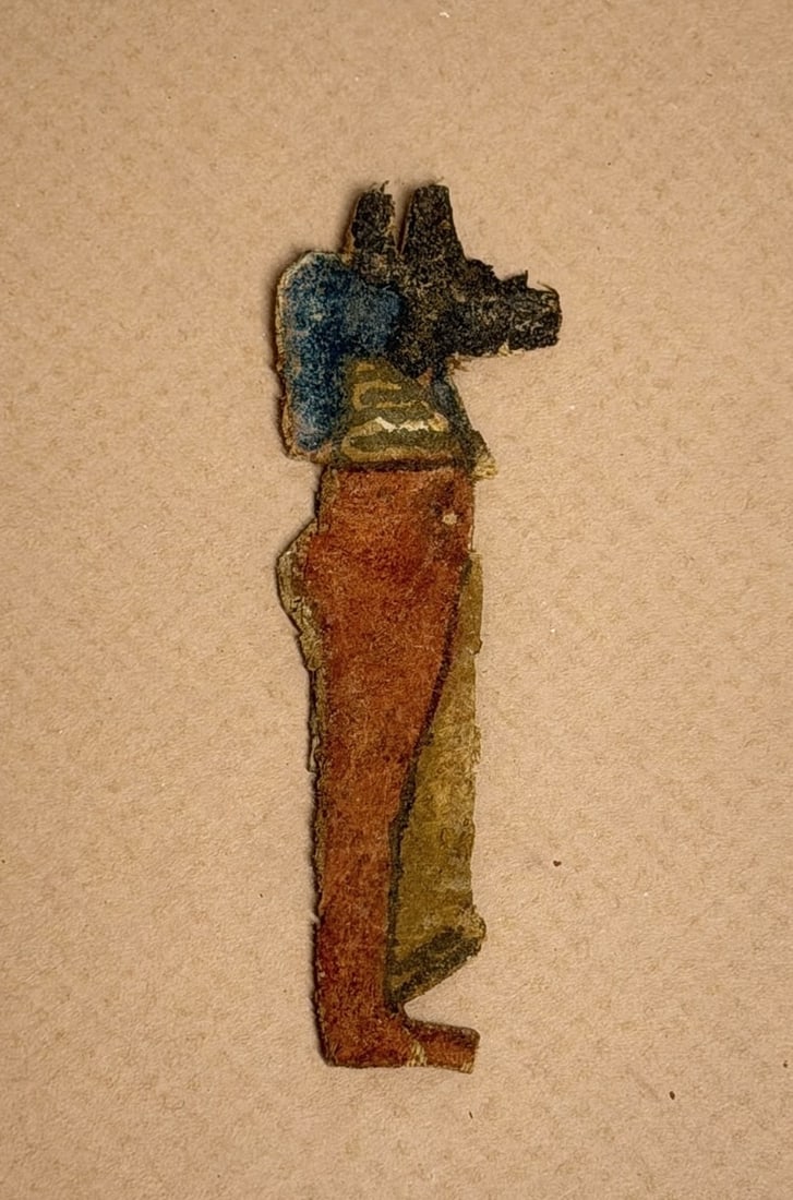 Ancient Egyptian Cartonnage Fragment: Ancient Egyptian Cartonnage Fragment