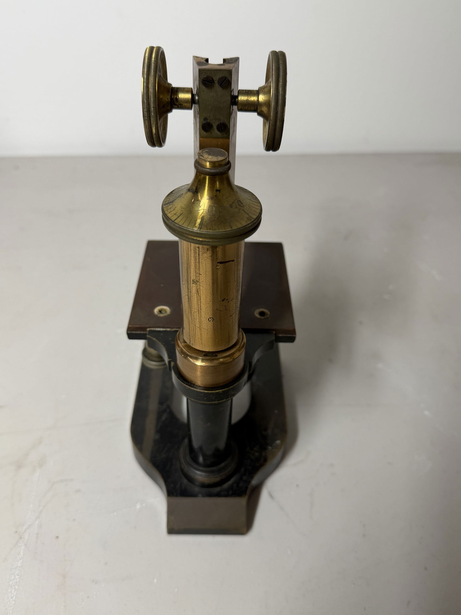 Antique Brass Microscope - 5