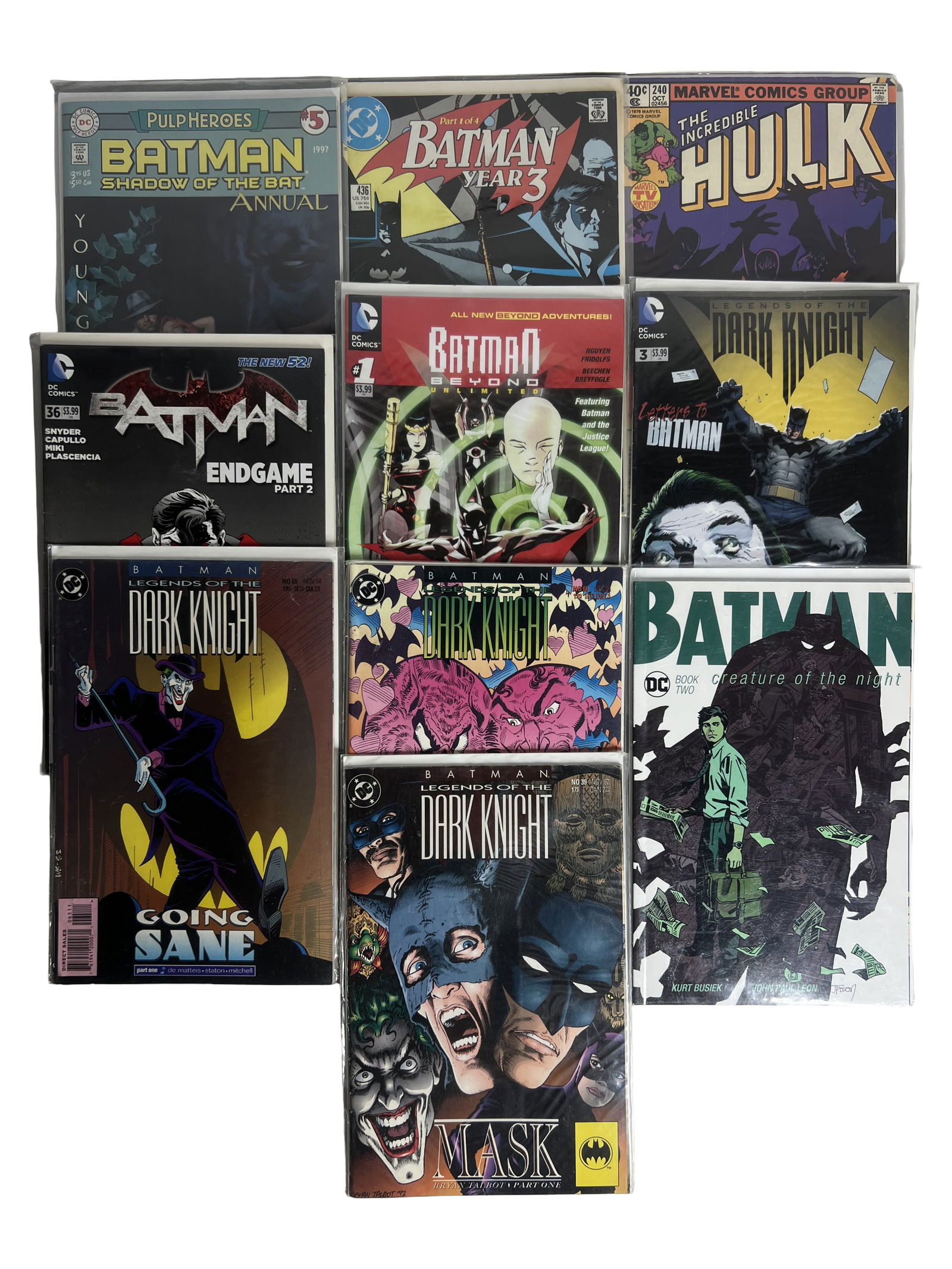Batman Comic Book Lot DC Comics, Year 3, Legends of the Dark Knight, Modern Issues (1 of 4)
