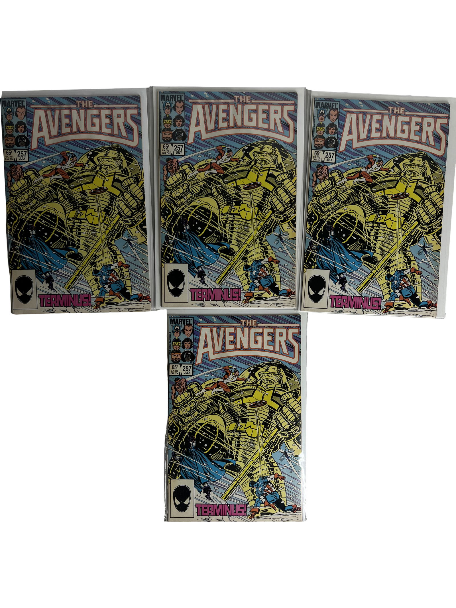 Avengers 257 Comic Book Lot Marvel Comics Terminus (1 of 4)