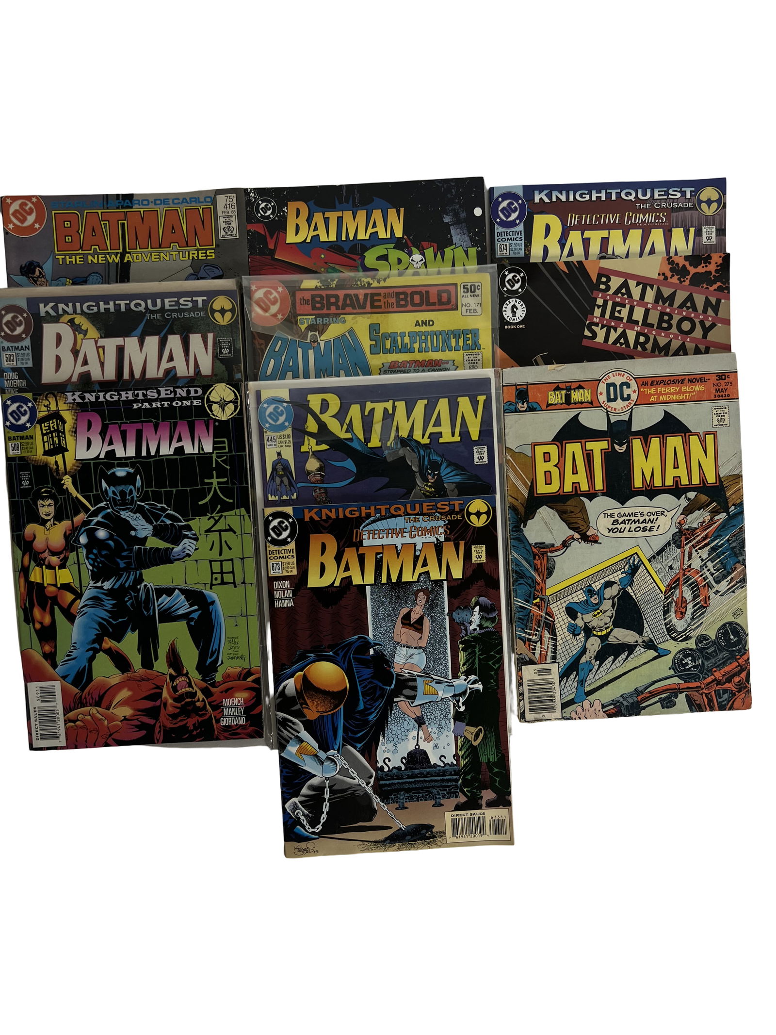 Batman Comic Book Lot DC Comics Knightquest, Detective Comics Issues (1 of 4)