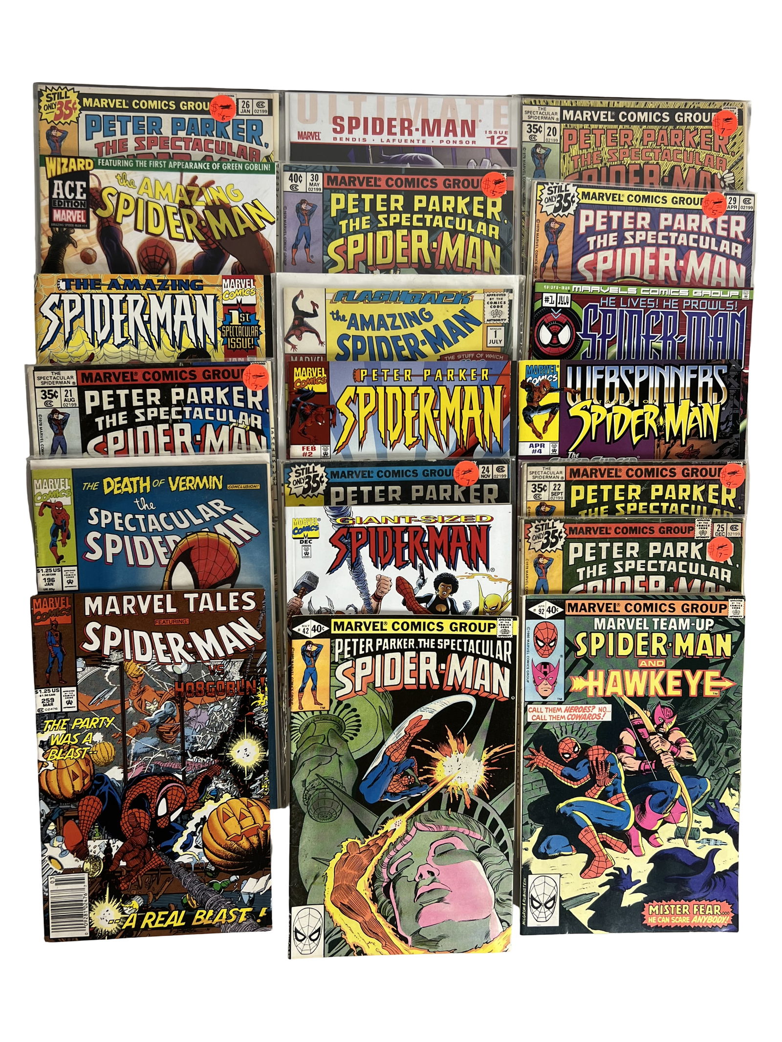 Spider-Man Comic Book Lot Spectacular, Amazing, Marvel Team-Up (1 of 5)