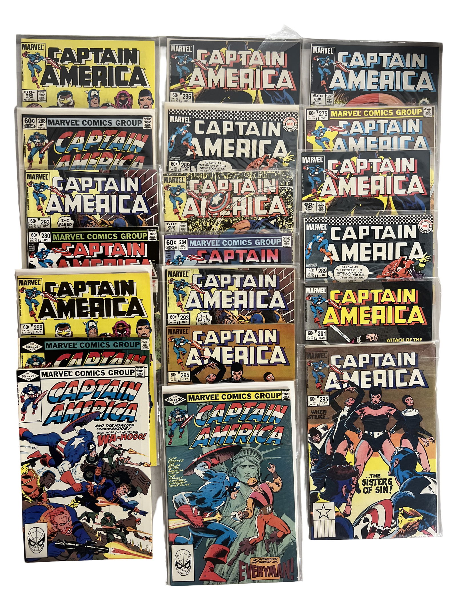 Captain America Comic Book Lot Bronze Age Run (268299 range approx.) (1 of 5)