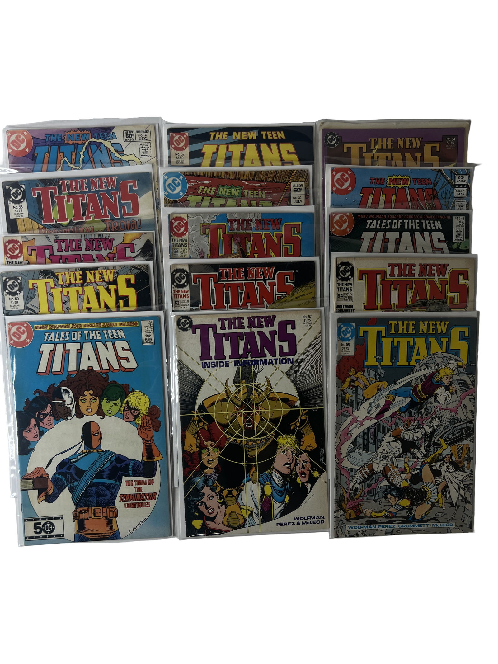 New Teen Titans Comic Book Lot DC Comics (Wolfman/Perez Era) (1 of 5)