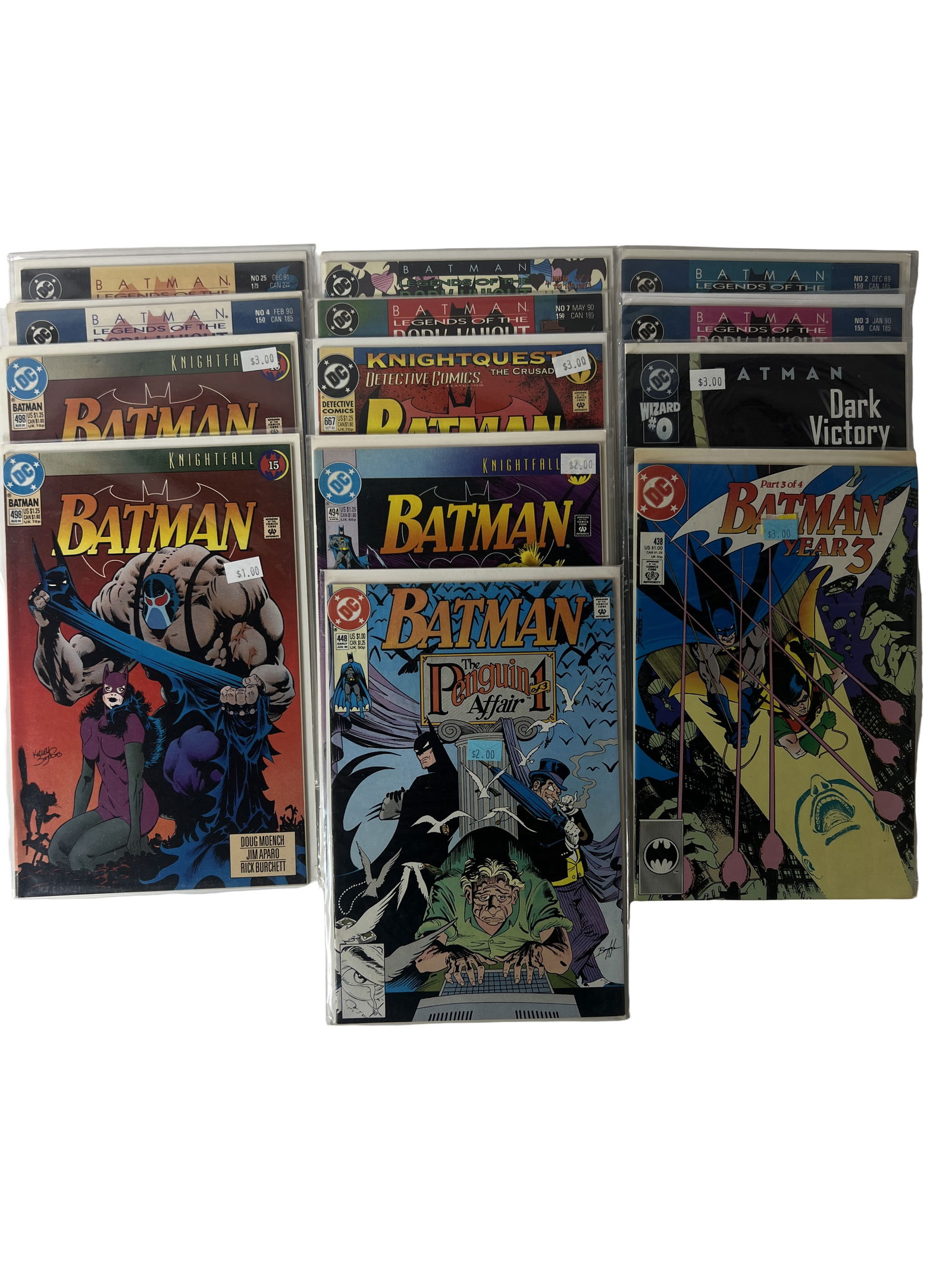Batman Comic Lot Knightfall / Knightquest / Legends Series (1 of 3)