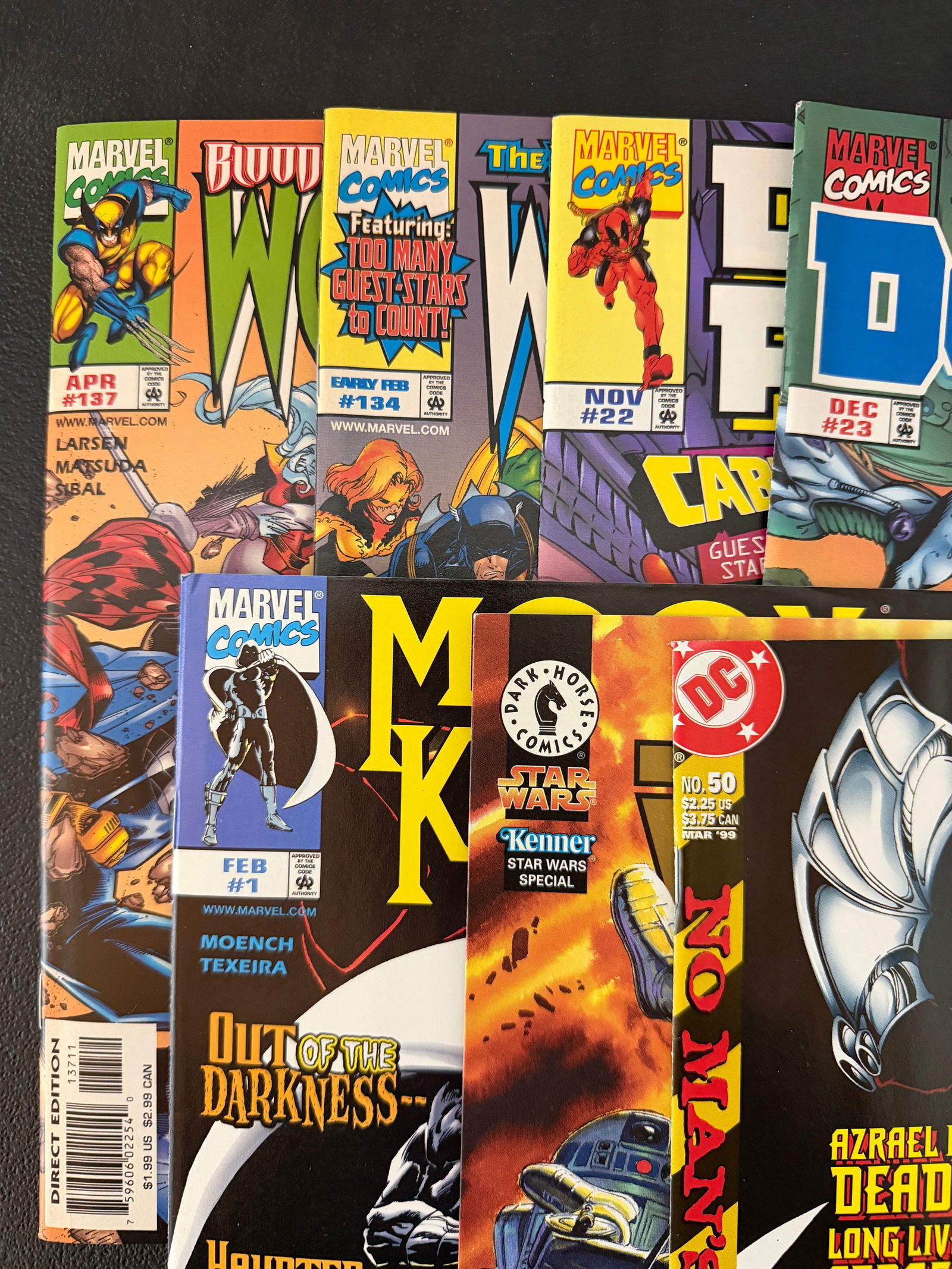 Marvel Mixed Lot Wolverine, Deadpool, Cable - 2