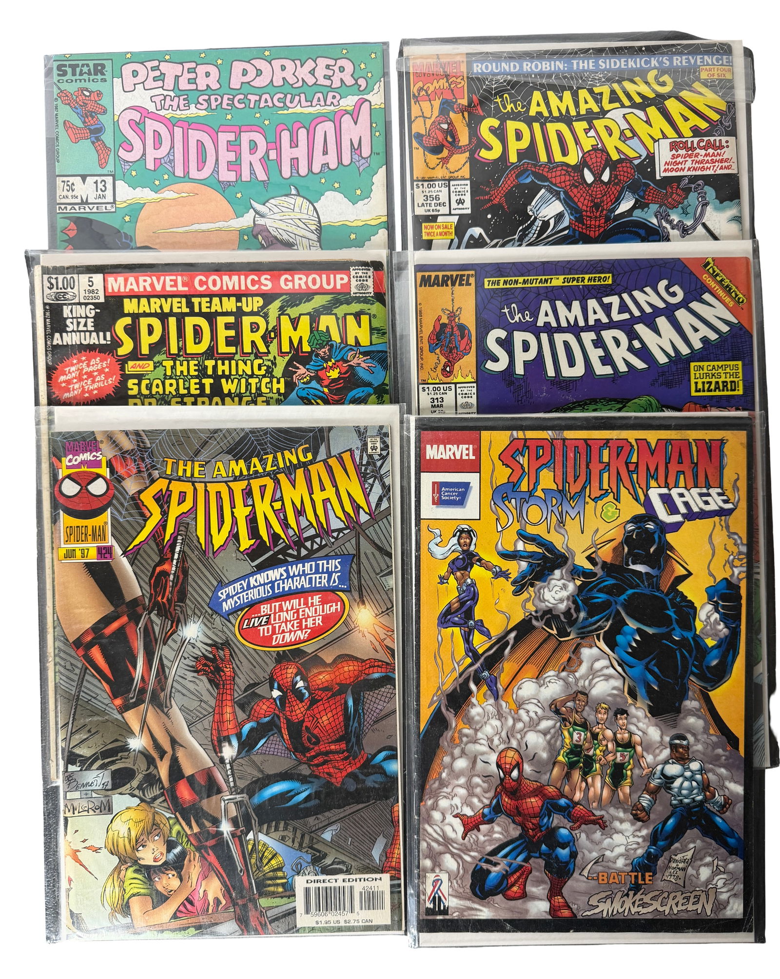 Comic Books Spider-Man Lot Amazing Spider-Man Spider-Ham (1 of 3)