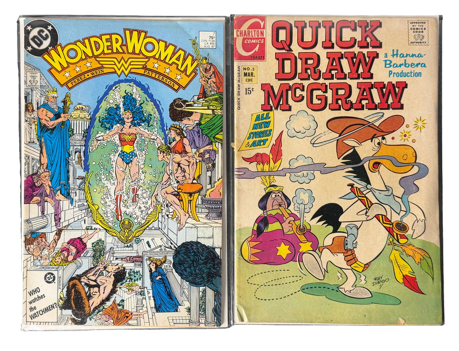 Comic Book Lot Blondie, Richie Rich, Quick Draw McGraw: Vintage comic lot including Blondie, Richie Rich, and Hanna-Barbera Quick Draw McGraw.