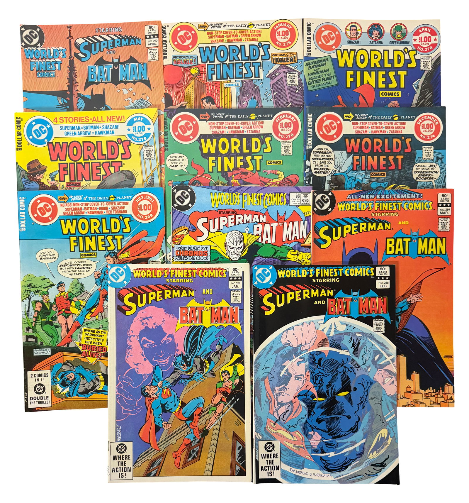 Comic Book Lot Worlds Finest (Superman Batman) (1 of 5)