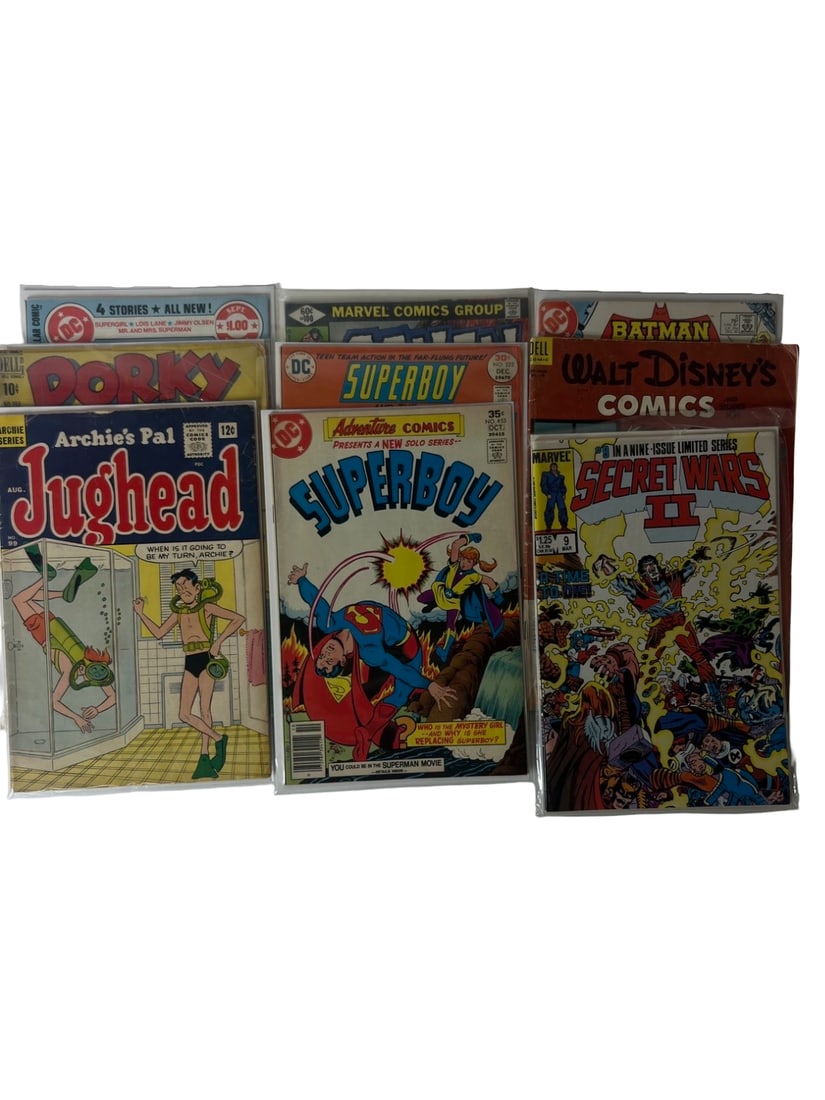Mixed Comics Lot Jughead, Superboy, Disney, Secret Wars II: Mixed Comics Lot Jughead, Superboy, Disney, Secret Wars II