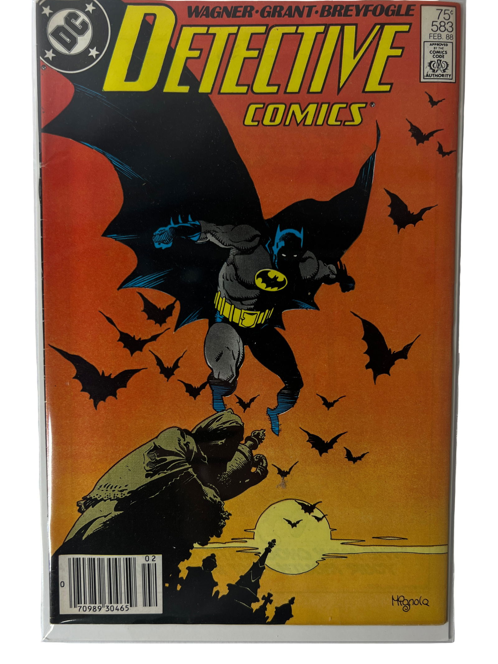 Detective Comics 583 (1988): Batman issue by Wagner, Grant, Breyfogle. Breyfogle art, Batman modern era key run