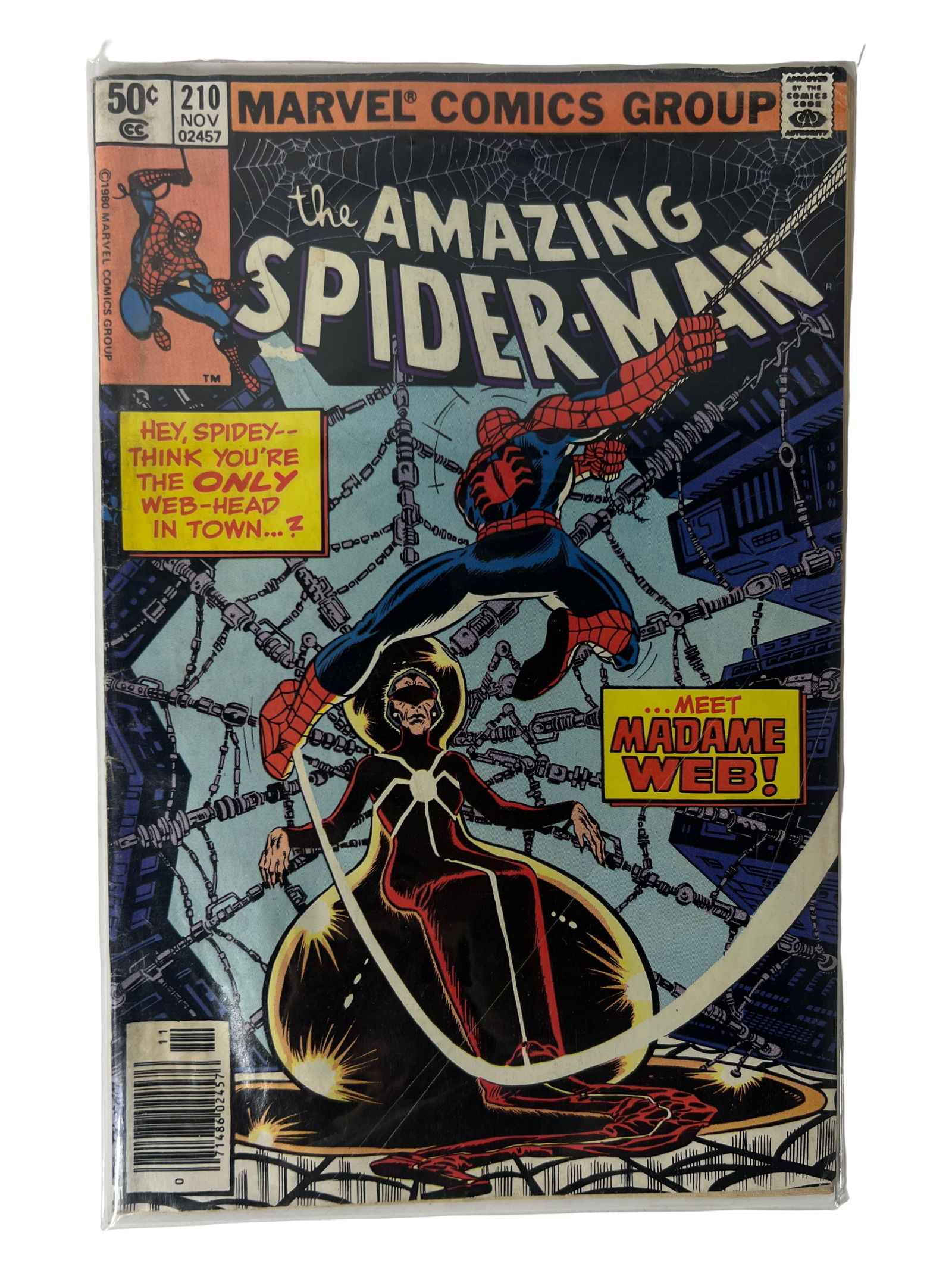 Amazing Spider-Man 210: Bronze Age Spider-Man issue. Madame Web appearance (early), ASM collectible