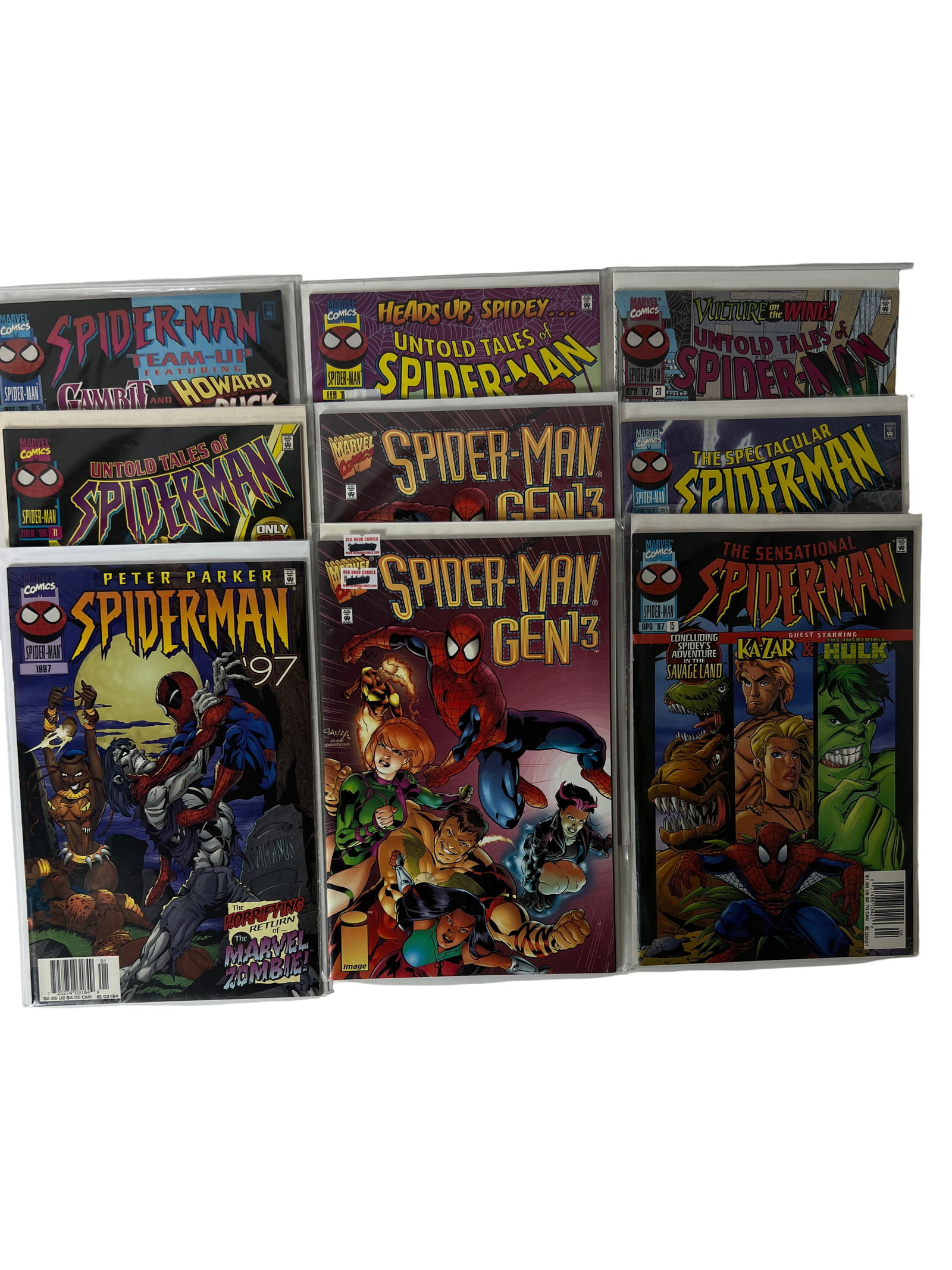 Spider-Man / Gen13 Mixed Lot: Includes Spider-Man Gen13 crossover. Gen13 crossover, Image/Marvel era collectible
