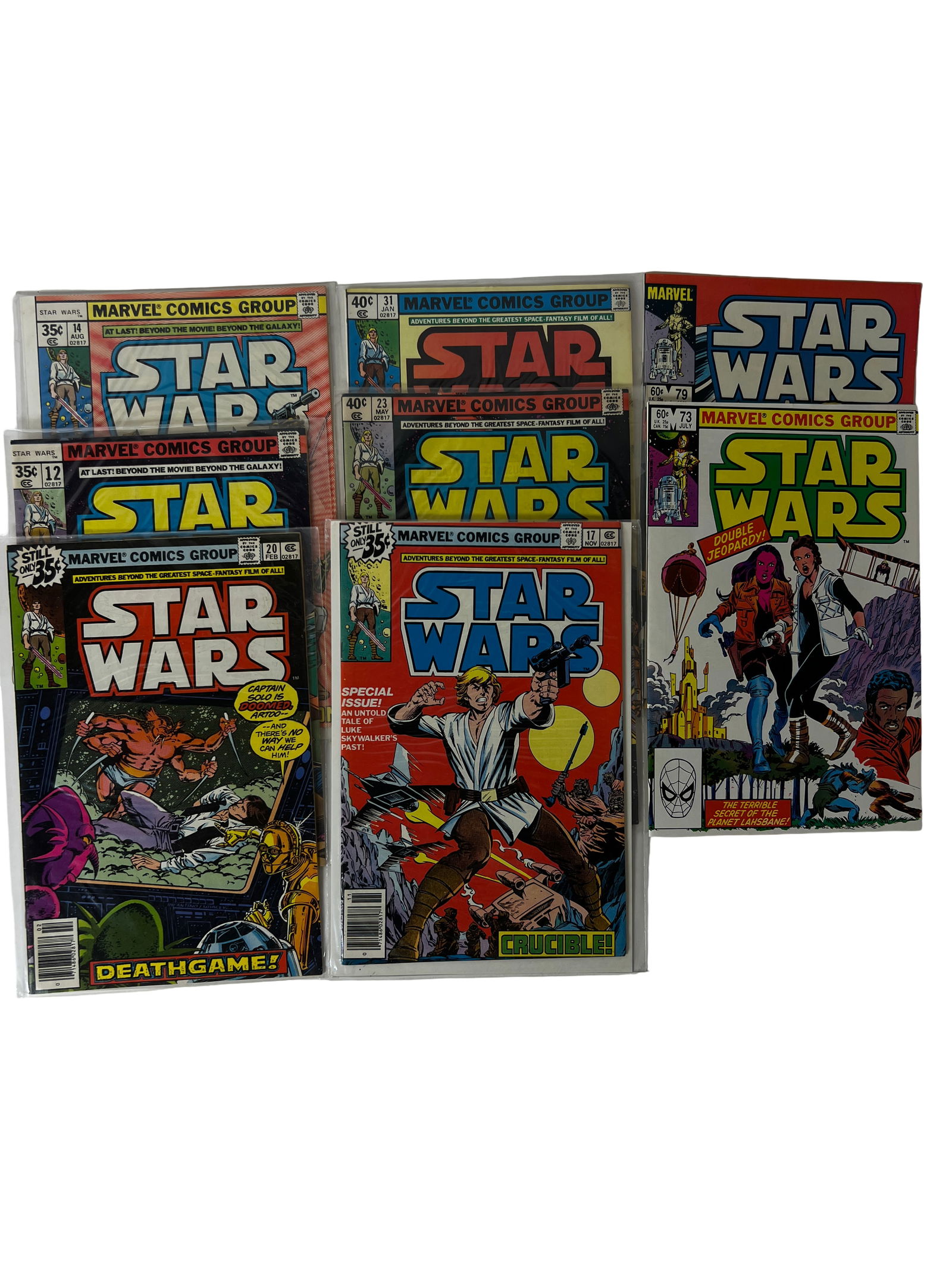 Marvel Star Wars Mixed Lot: Additional Star Wars issues including action-heavy covers.