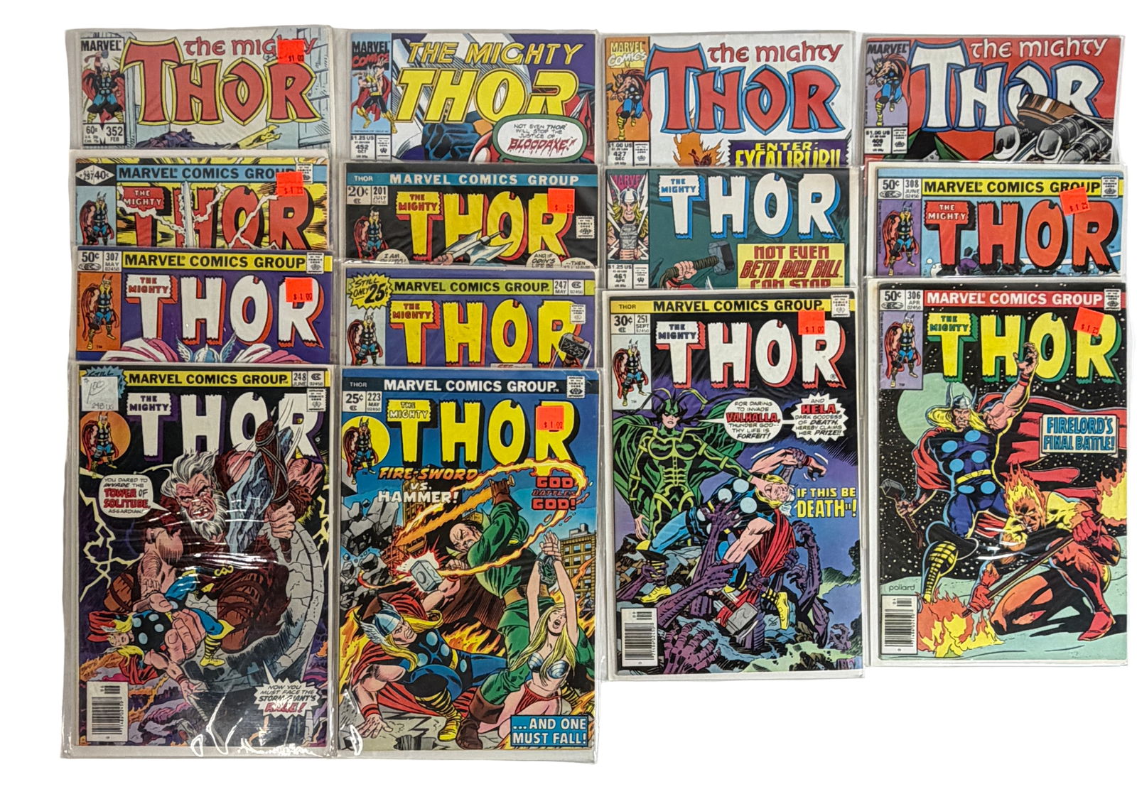 Thor Bronze Age Lot (early issues incl. 200s range) (1 of 3)