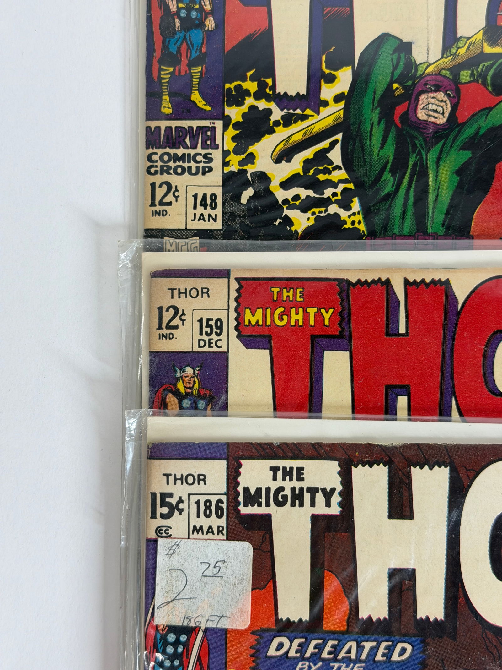 Marvel Thor Silver Age Comic Lot - 2