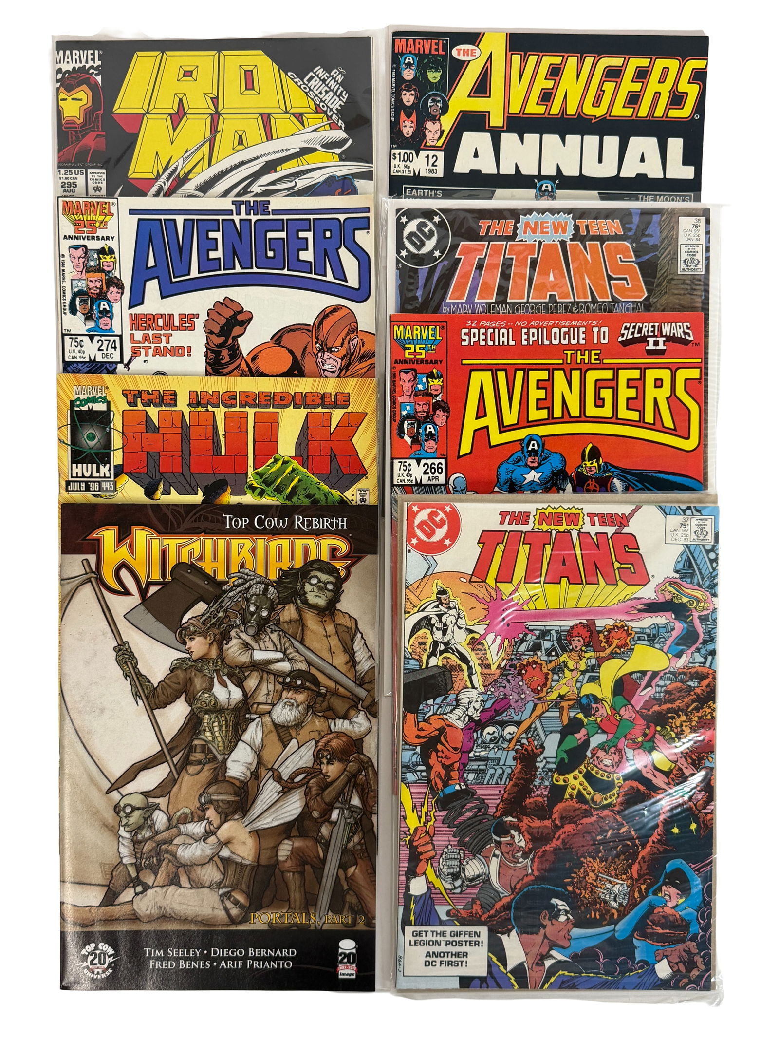Mixed Marvel/DC Comics Lot (Avengers, Hulk, Titans) (1 of 4)