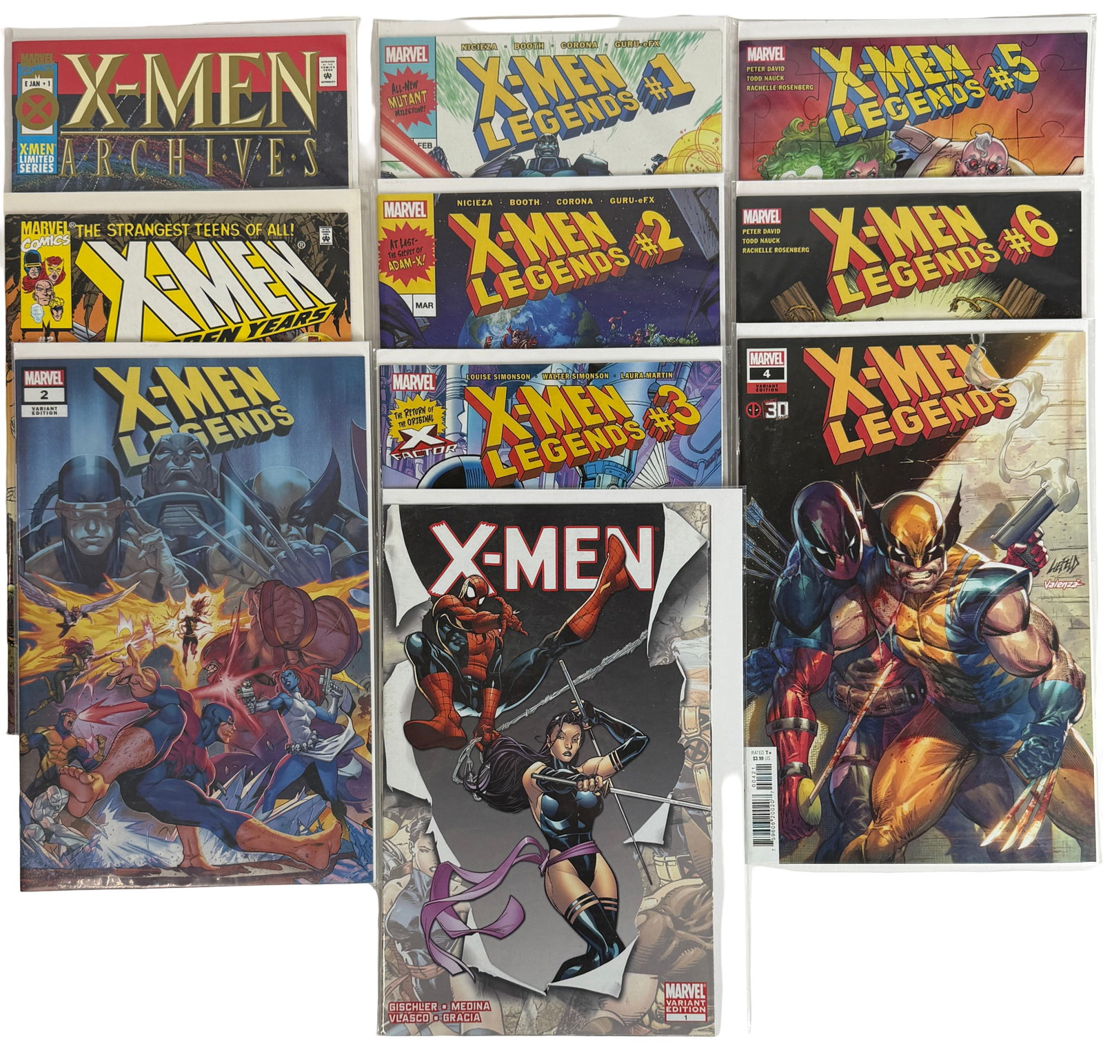 X-Men Legends And Archives Comic Books Lot (1 of 3)