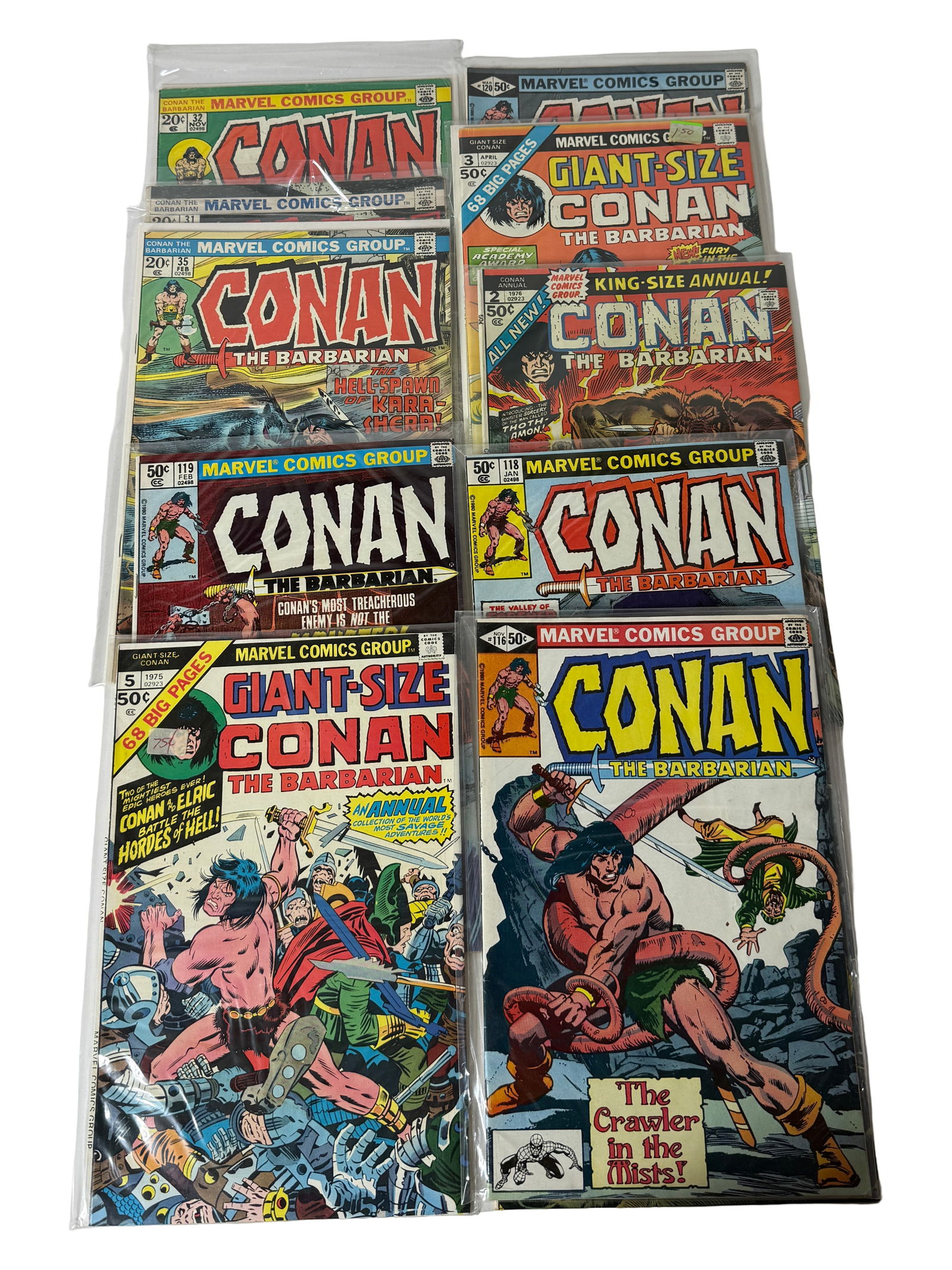 Conan the Barbarian Bronze Age Comic Lot (1 of 3)