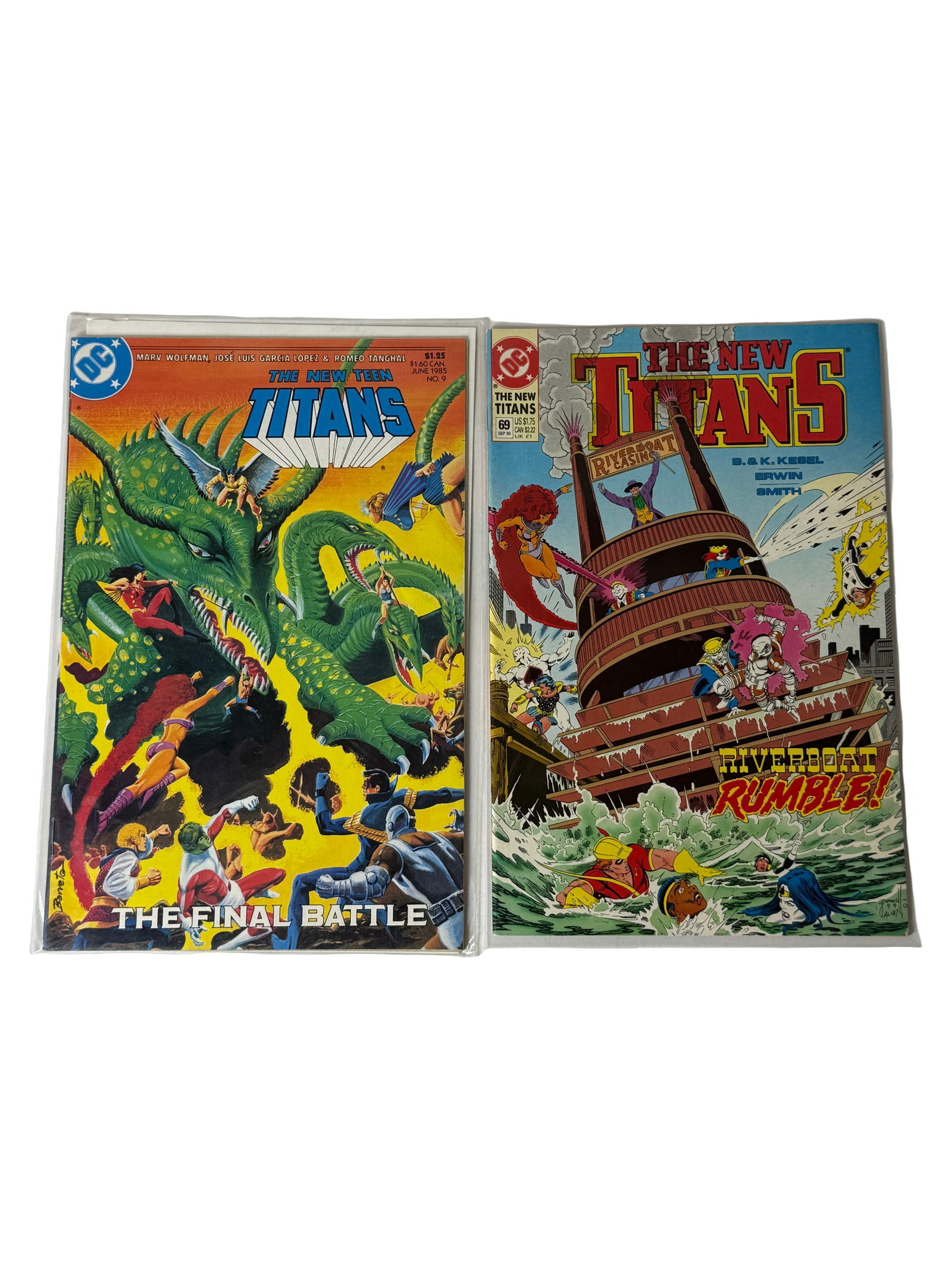 DC Comic Books Lot (Titans Superman): Includes New Teen Titans and Superman The Creeper (DC Comics Presents 88)