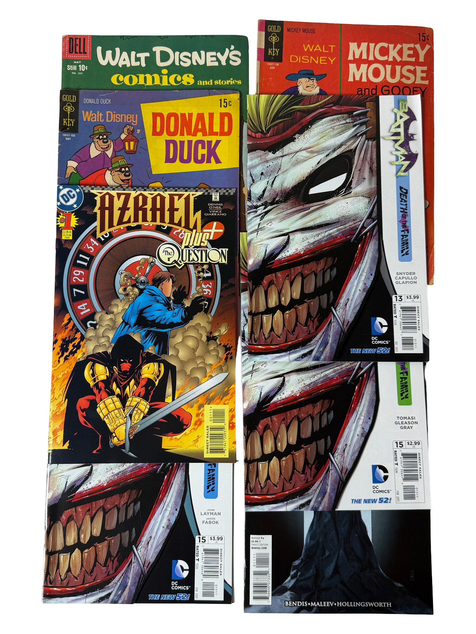 Comic Book Lot Web of Spider-Man 30th Anniversary Hologram Cover: Includes Web of Spider-Man 30th Anniversary hologram issue (1992) and related Marvel titles. Collectible gimmick cover era.