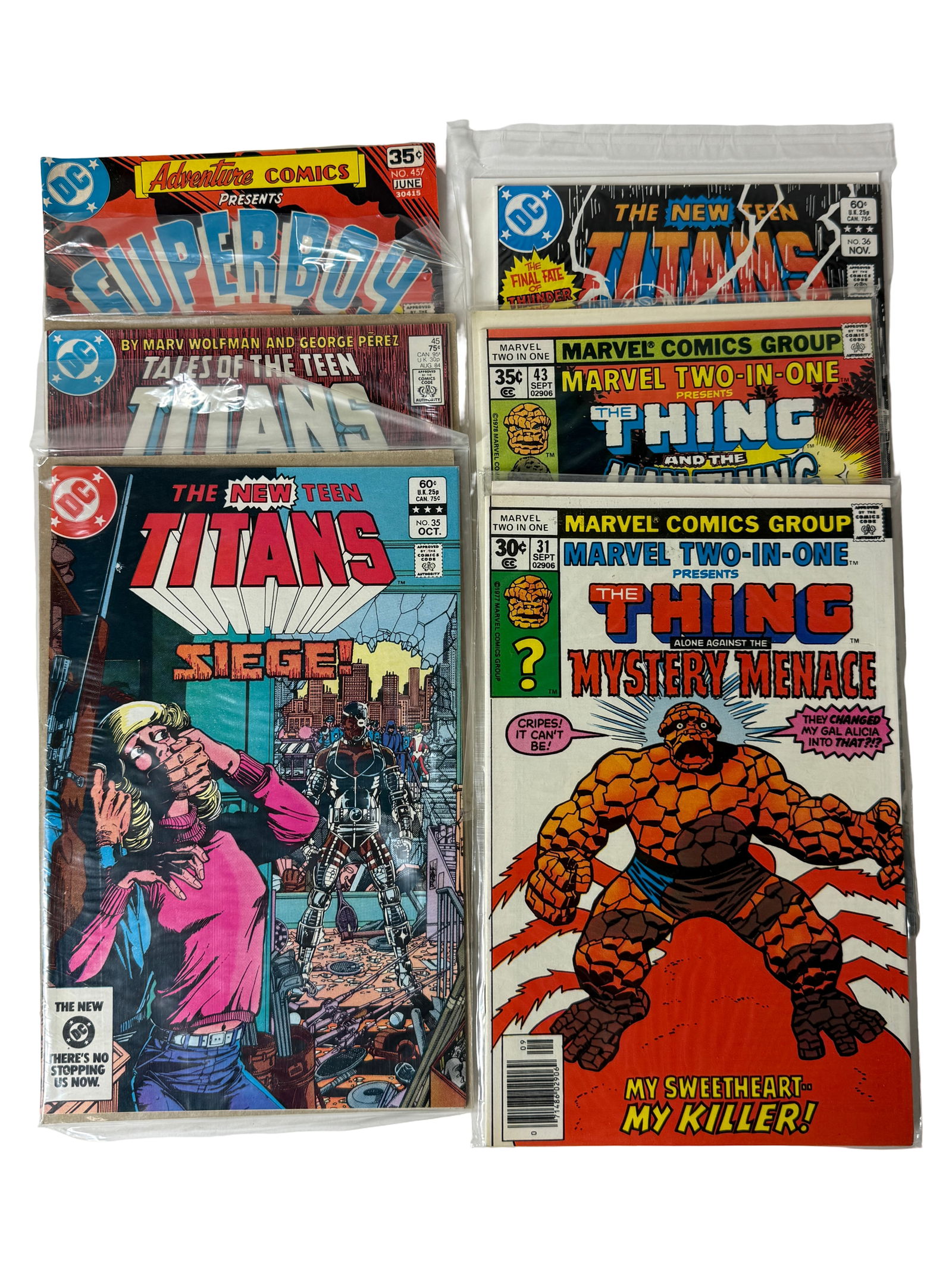 Comic Book Lot Teen Titans Superboy Adventure Comics (1 of 3)