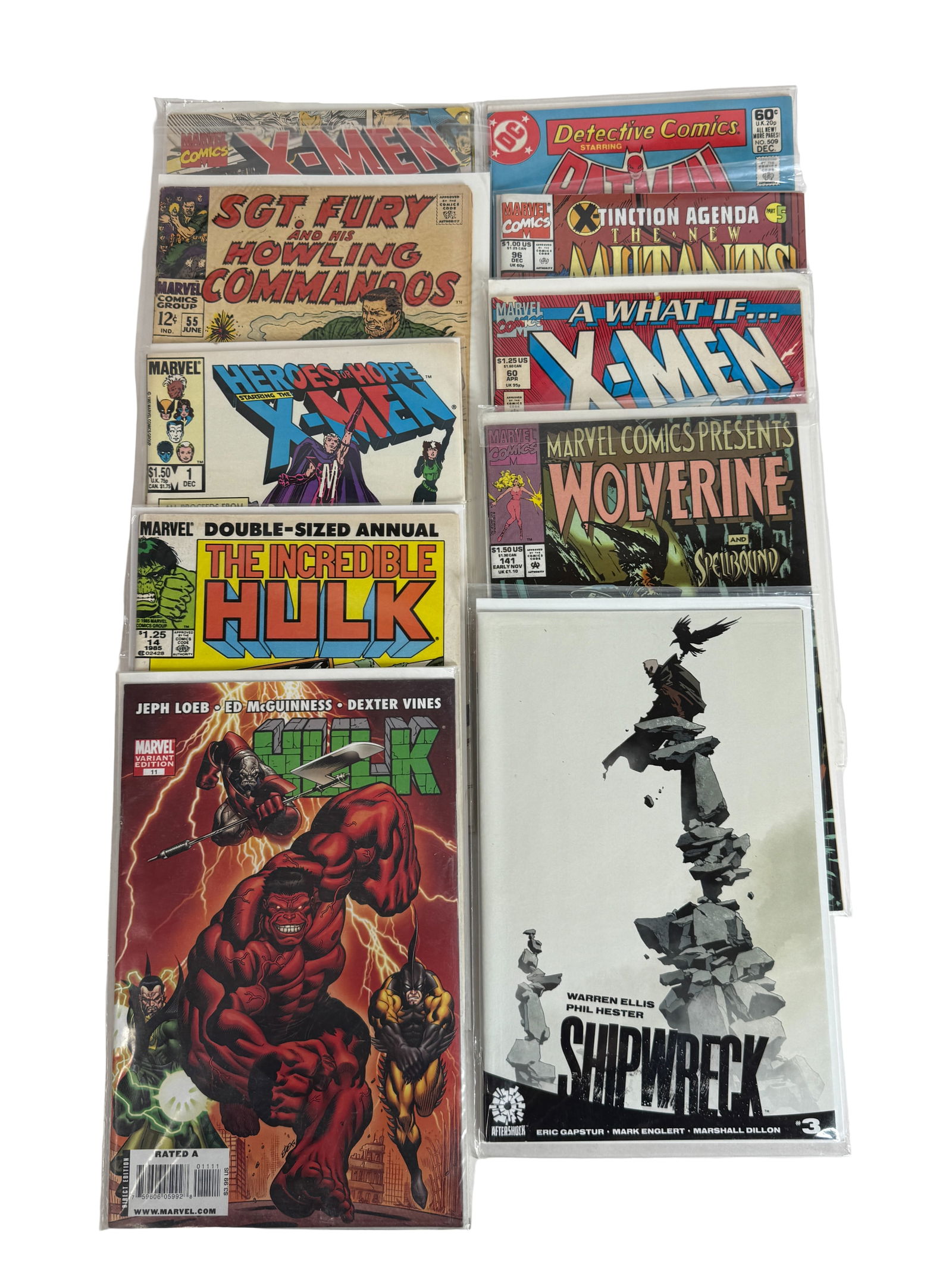 Comic Book Lot Uncanny X-Men 199 Iron Man Classic X-Men: Includes Uncanny X-Men 199, Iron Man, and Classic X-Men issues. Popular Marvel mutant lot.